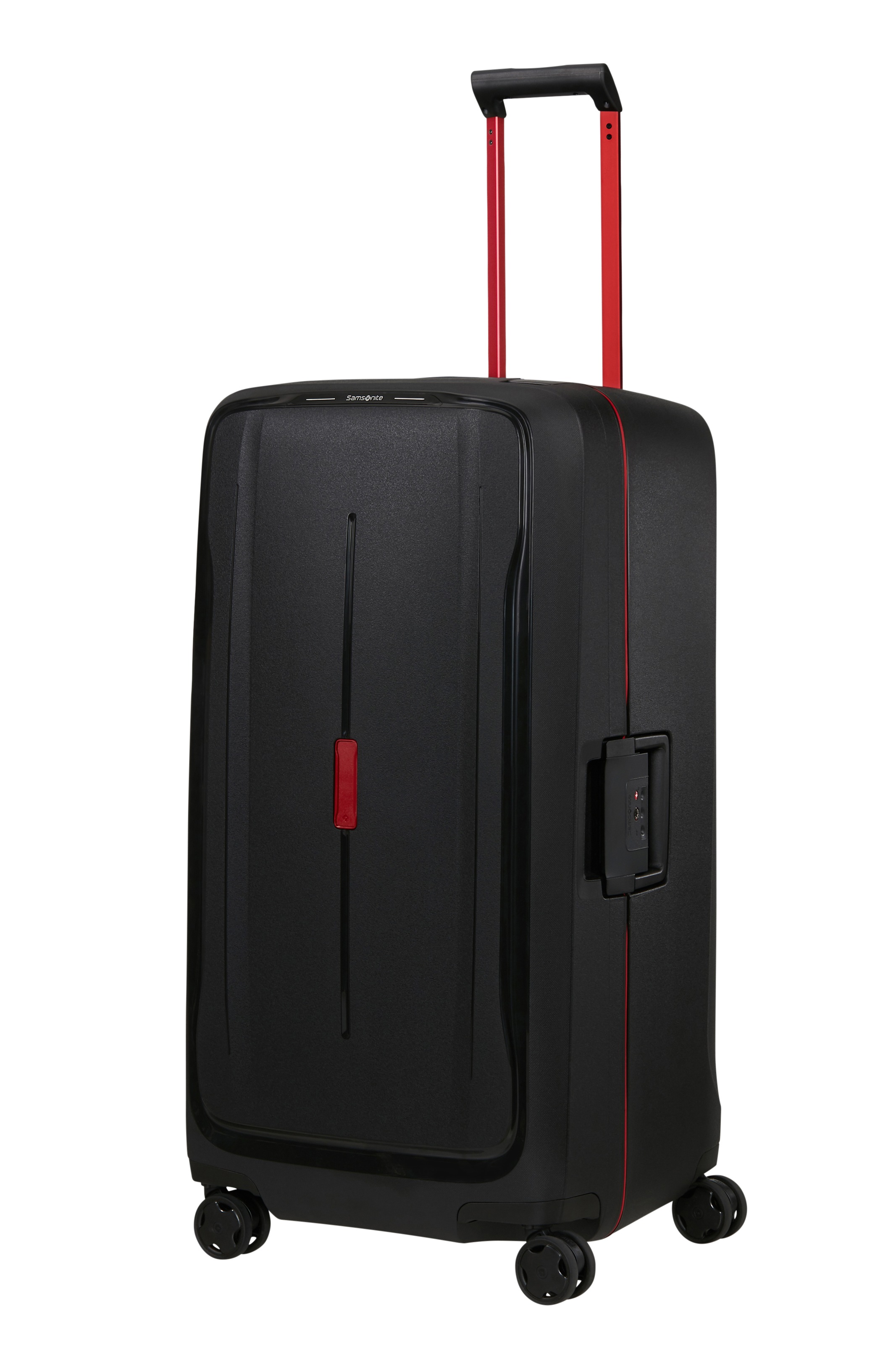 Samsonite Hartschalen-Trolley »ESSENS« 110 l 4 Rollen mit Teleskopgriff, mit Soft-Touch-Tragegriff, mit Adressetikett