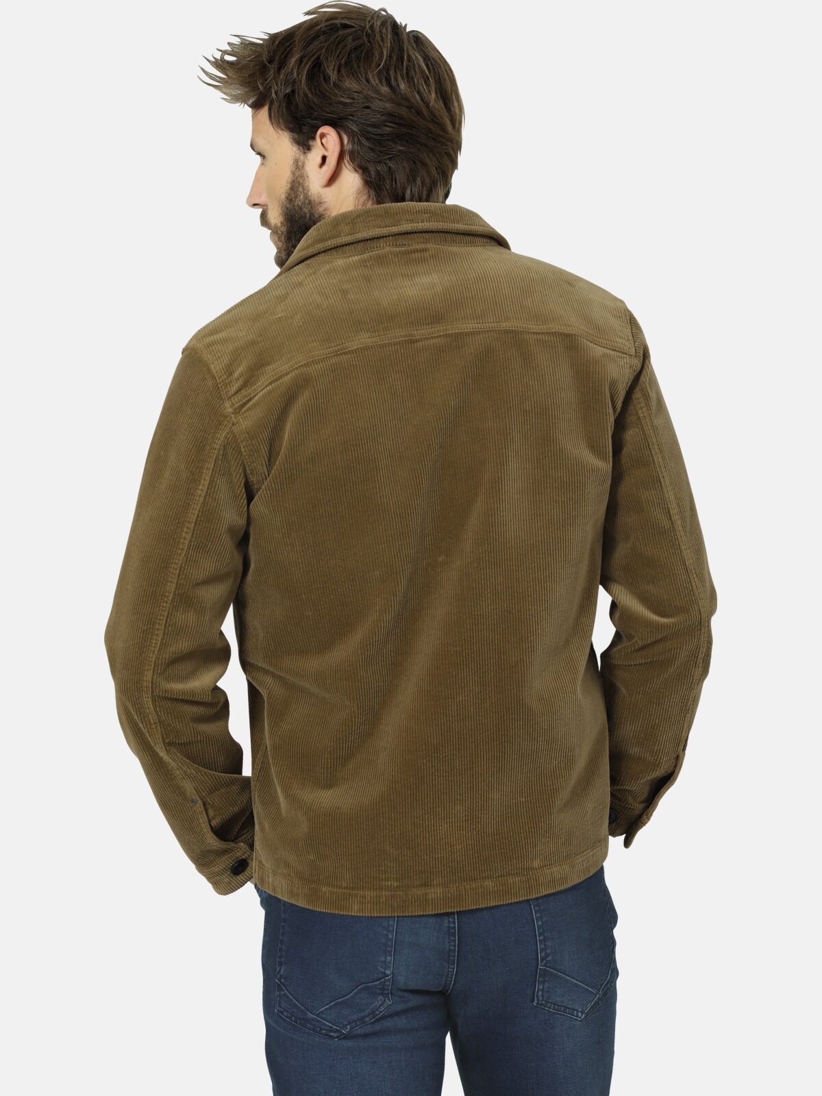 Blouson BABISTA "Jacke LUCIVENTA", Herren, Gr. 52, braun, Obermaterial: 98% Baumwolle CO. 2% Elasthan EL., regular fit, Jacken Blouson, in lässiger Cord Optik 3