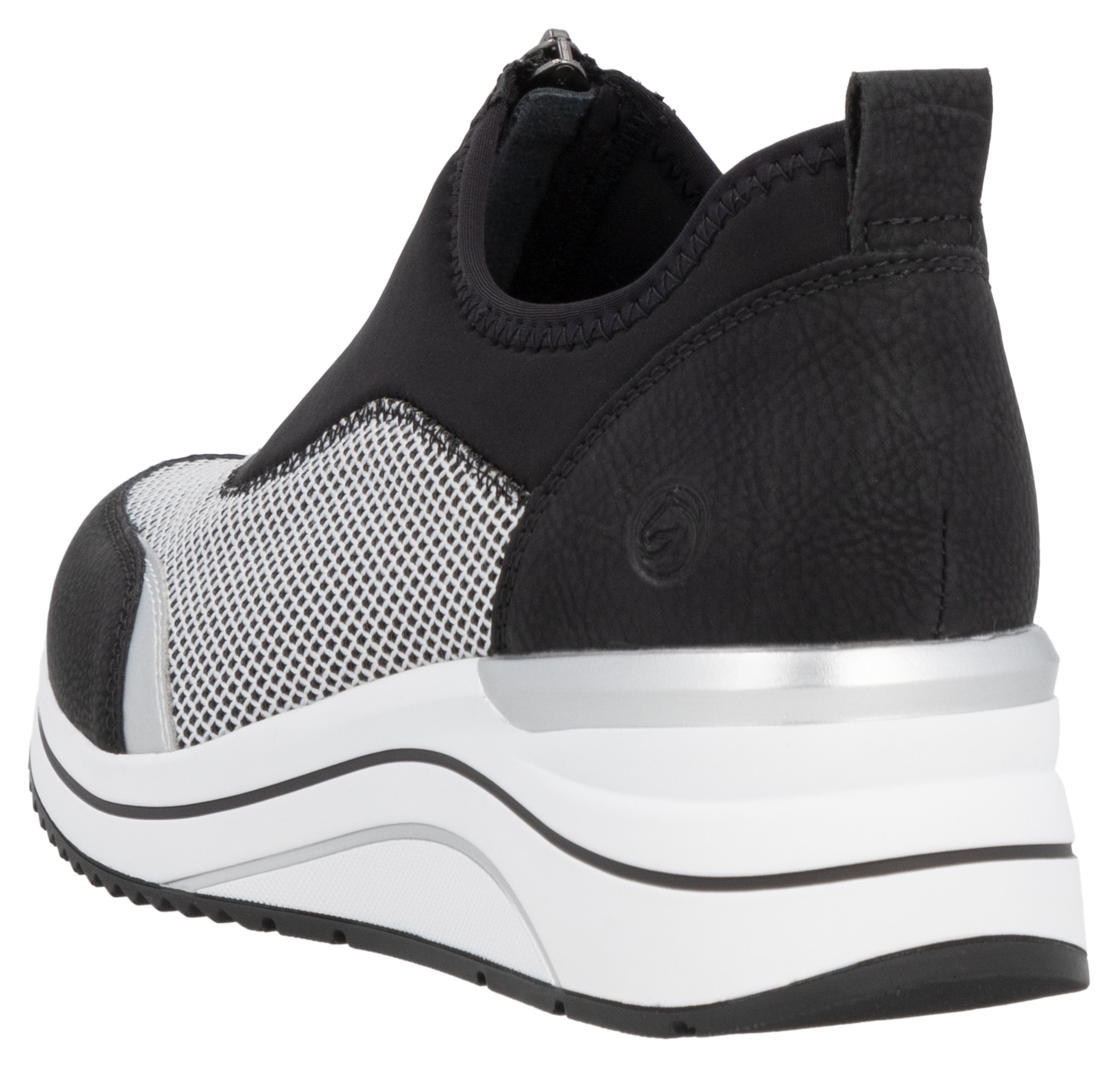 Remonte Slip-On Sneaker, Freizeitschuh, Halbschuh, Slipper in veganer Verarbeitung