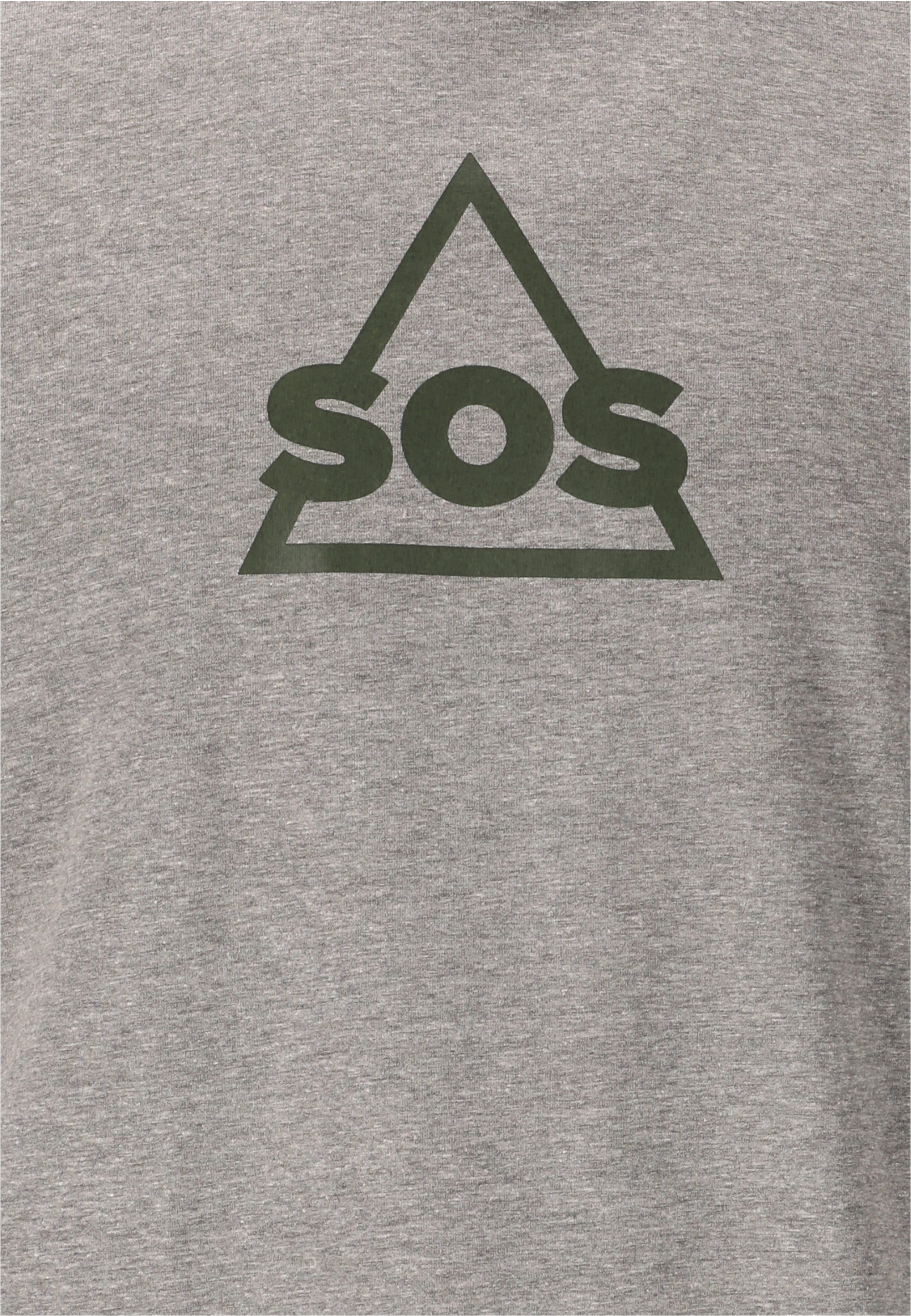 SOS Funktionsshirt »Kvitfjell«, mit biologischer Baumwolle und subtilem SOS-Print