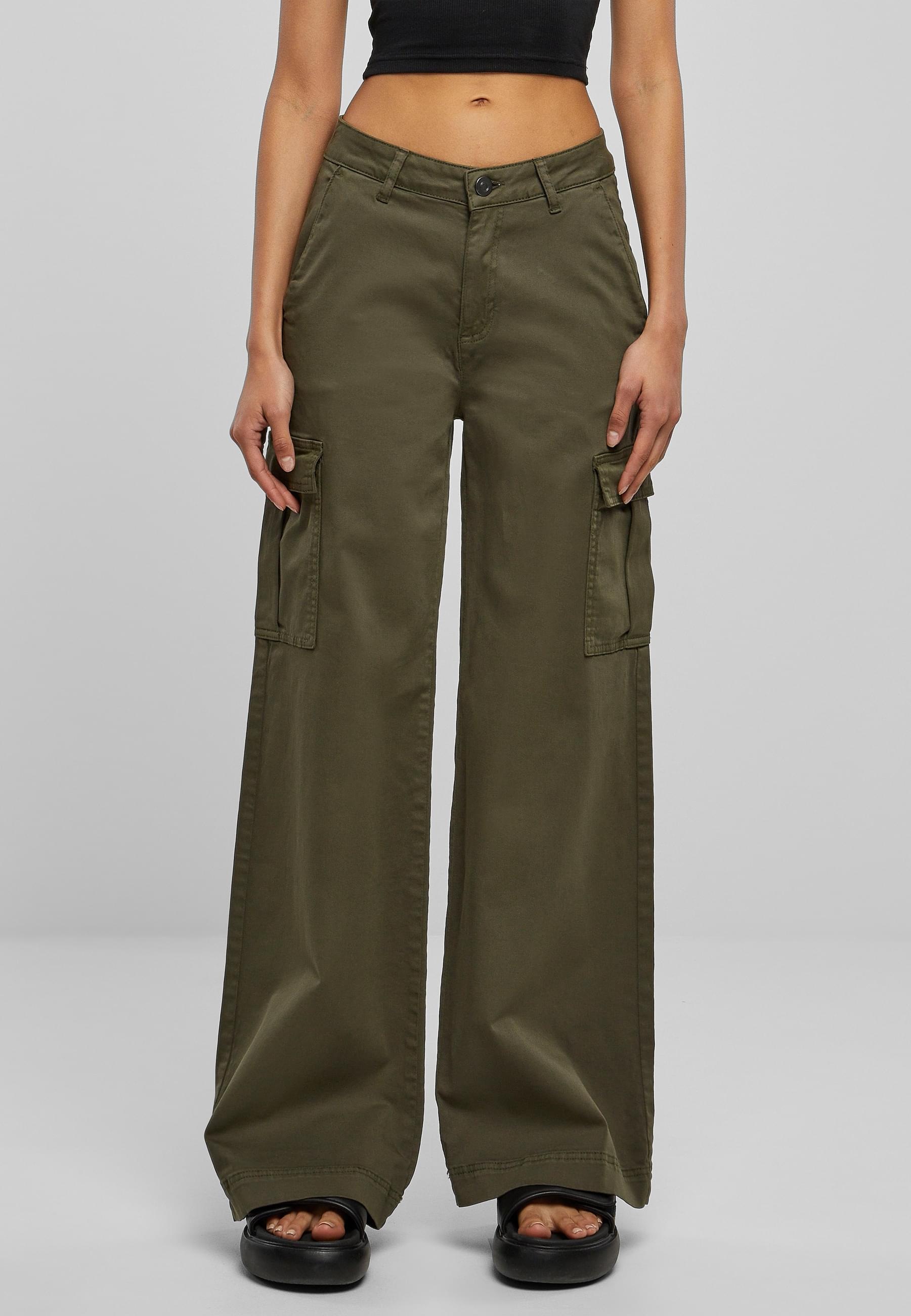 URBAN CLASSICS Stoffhose »Urban Classics Damen«, (1 tlg.)