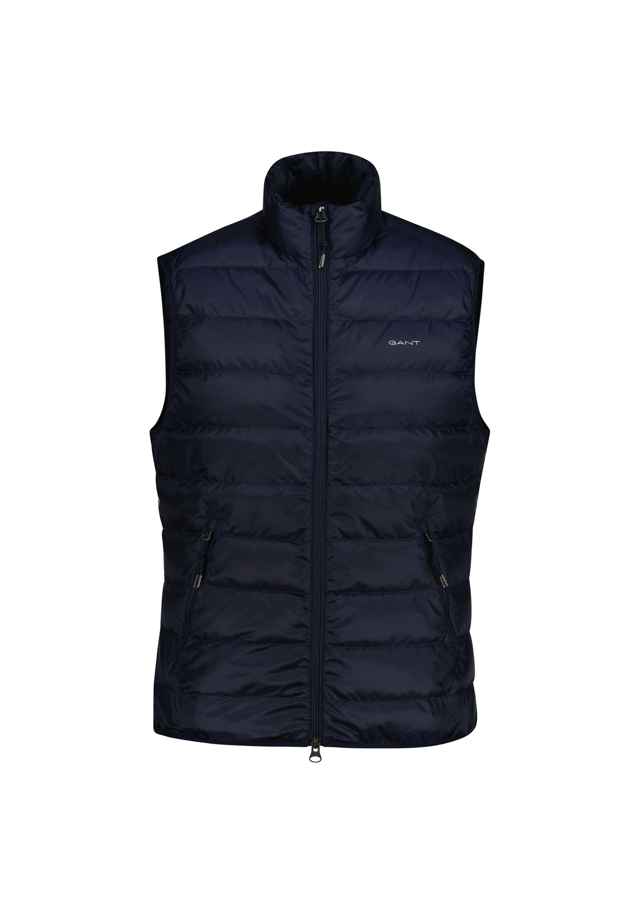 GANT Herren Steppweste "Steppweste LIGHT DOWN VEST", blau, Gr. XXXL, Obermaterial: 100% Polyester PES. Futter: 100% Polyester PES. 90% Daunen DOWN.