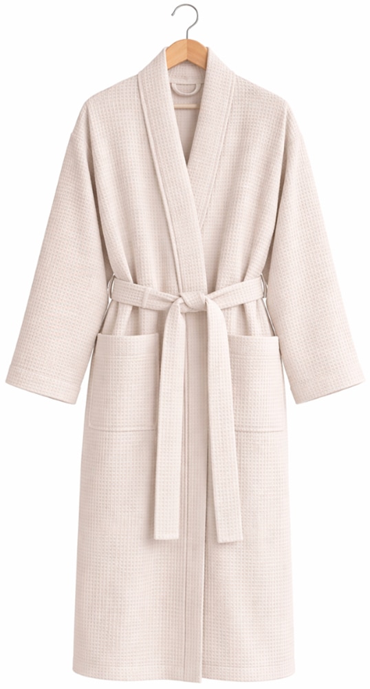 Egeria Bademantel "LIVA" 1 Stk. Kimono, Waffelpiqué