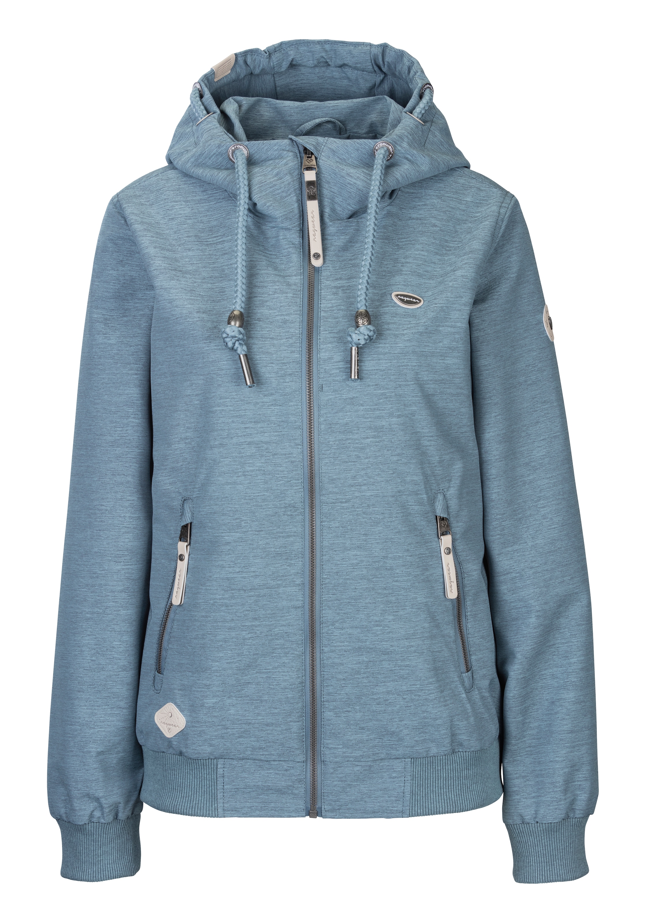 Ragwear Funktionsjacke »NUGGIE OMBRE O«, mit Kapuze, Übergangsjacke aus wasserabweisendem Material