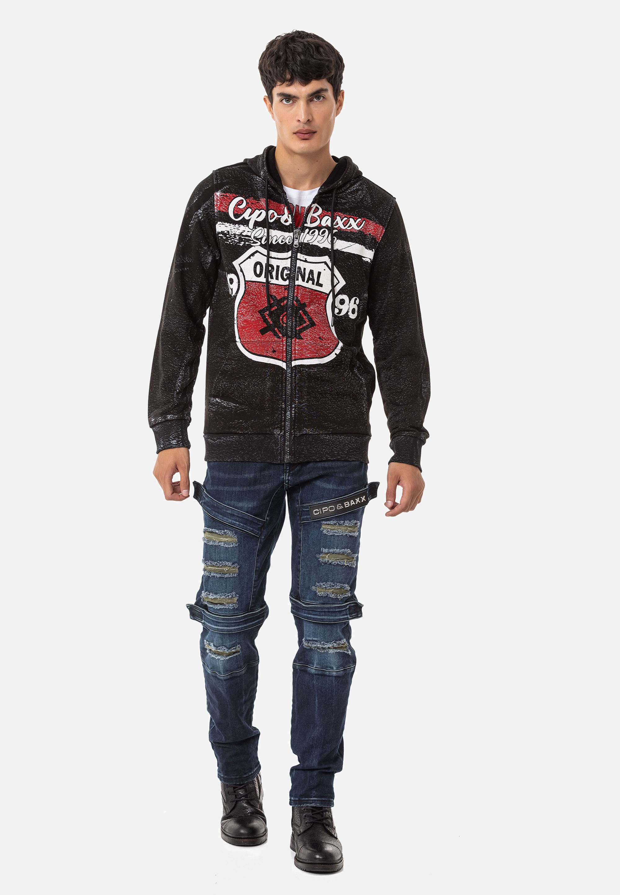 Cipo & Baxx 5-Pocket-Jeans »Jeans« im destroyed Look