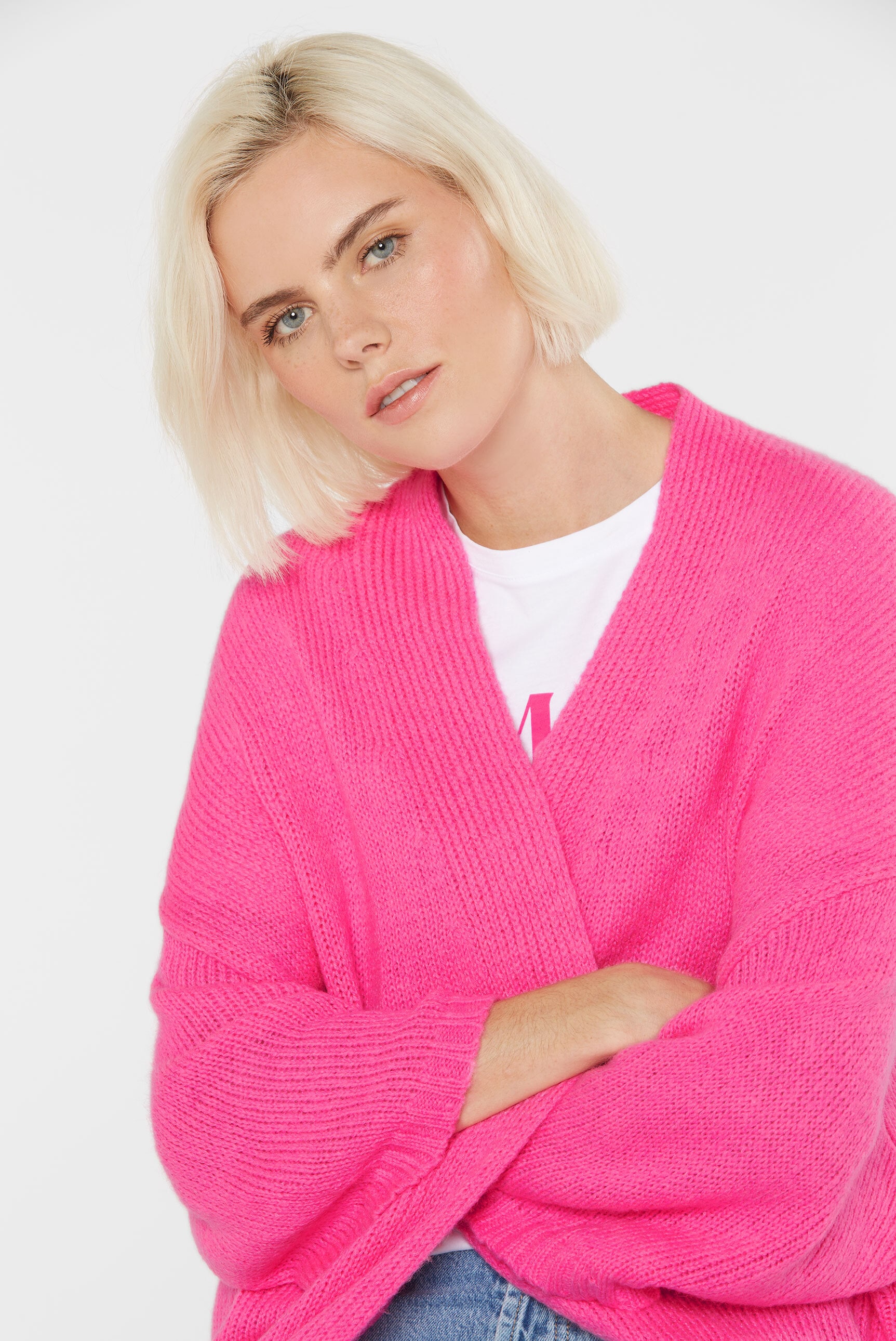 SENSES.THE LABEL Cardigan, aus Feinstrick
