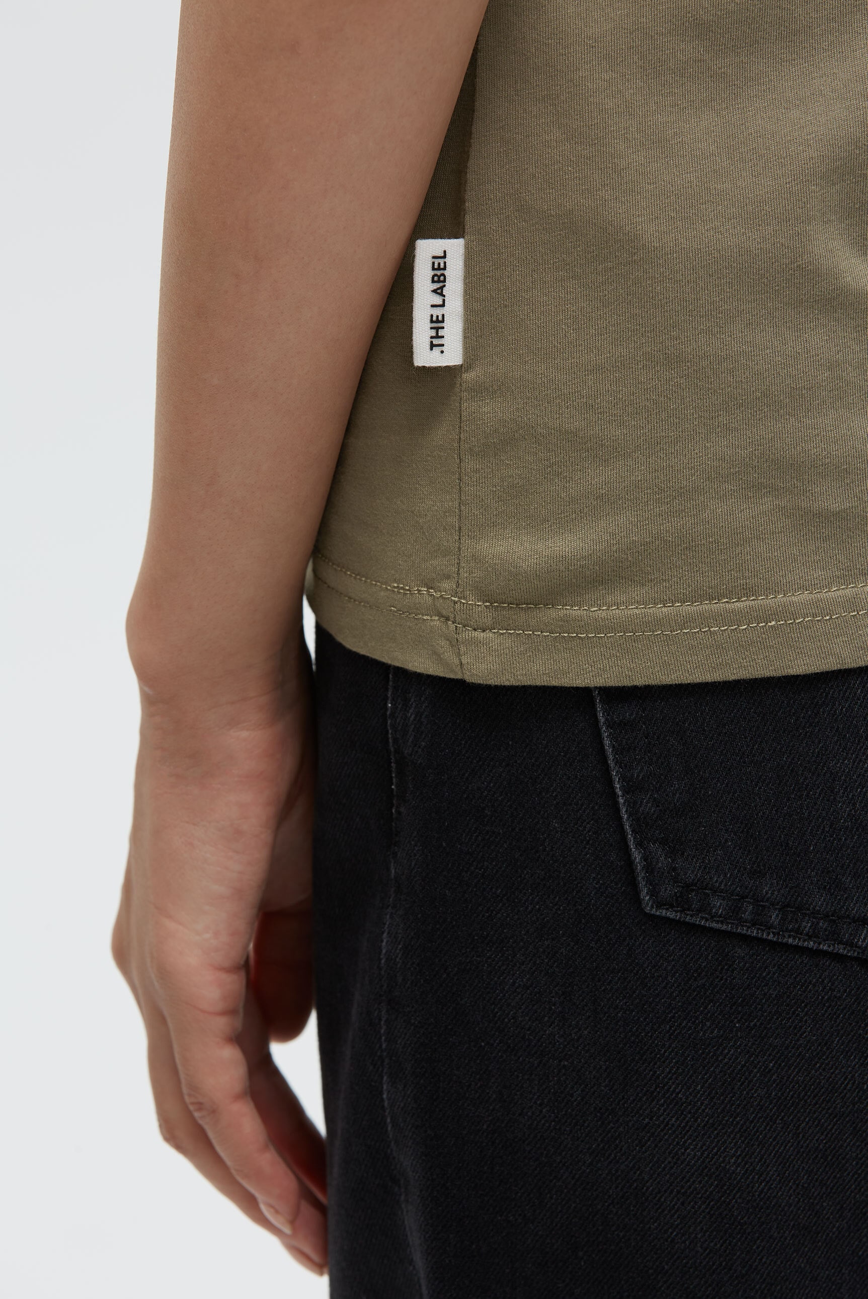 SENSES.THE LABEL V-Shirt, aus Baumwolle