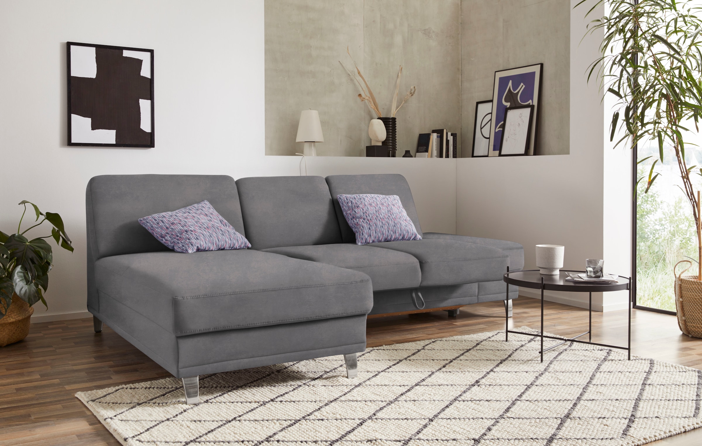 sit&more Ecksofa "Clio L-Form", wahlweise mit Bettfunktion oder Vorziehsitz günstig online kaufen