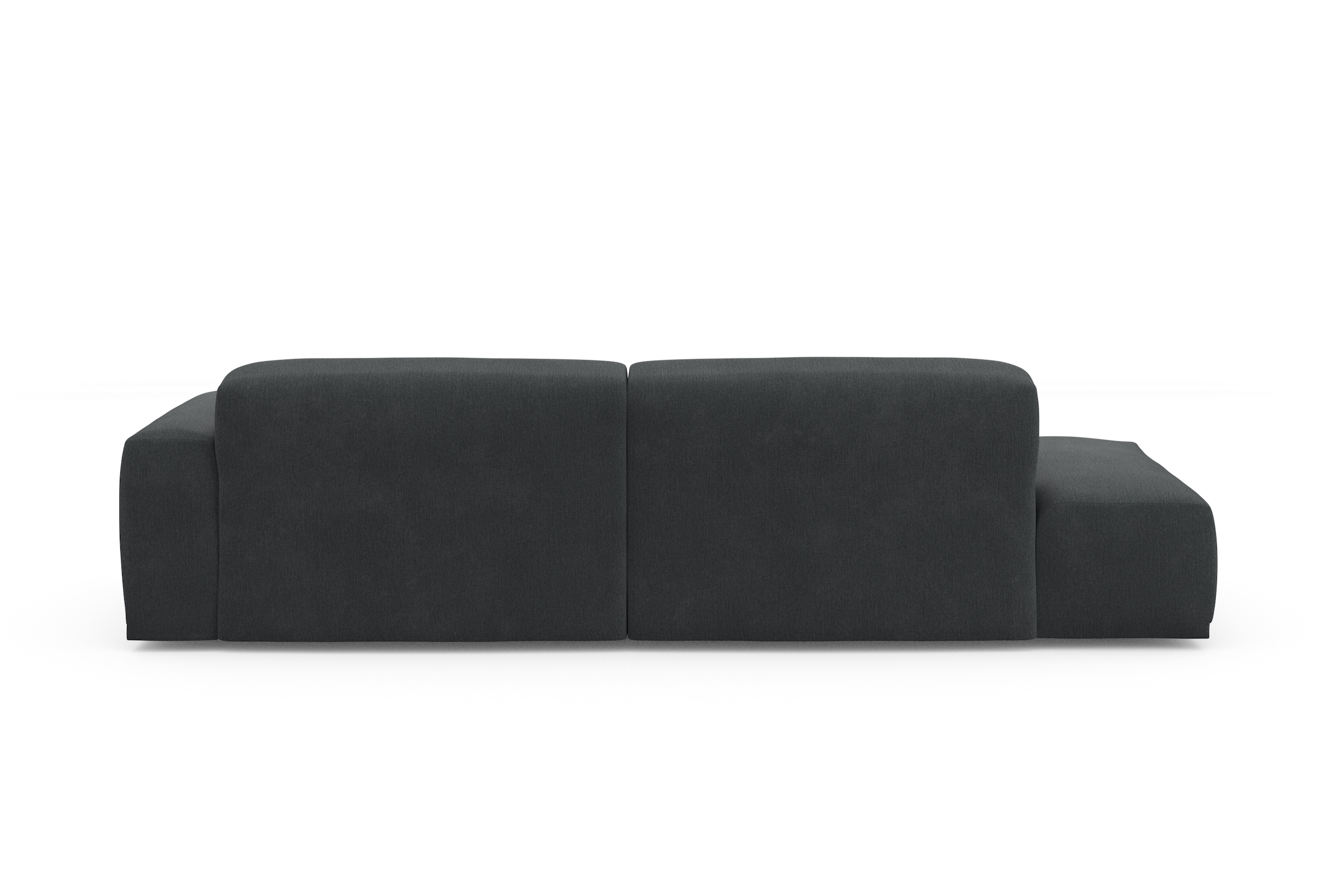 TRENDMANUFAKTUR Ecksofa Braga, aus 2 Teilen, moderner Cord-Stoff