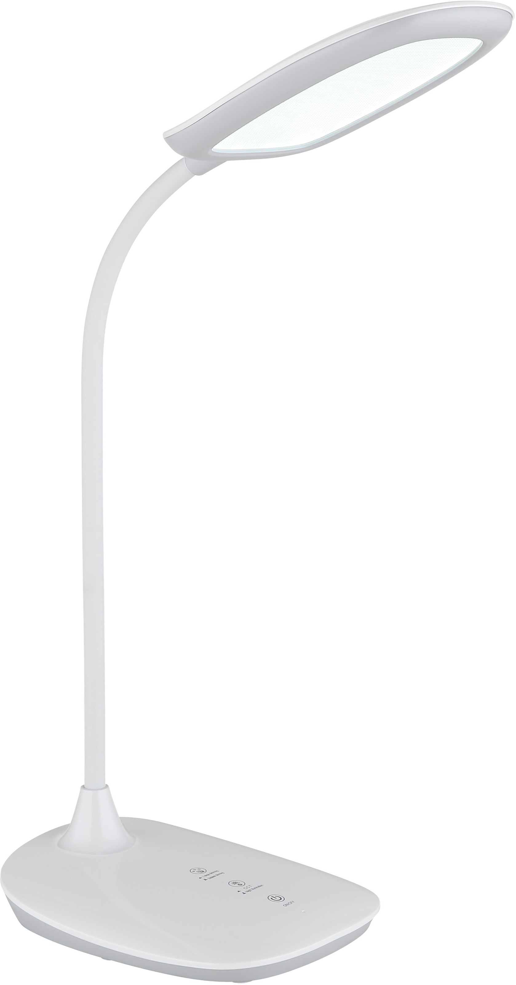 GLOBO LIGHTING LED Tischleuchte »BOTAL«, Leuchtmittel LED-Modul | LED fest integriert, Tischlampe/Arbeitszimmer/Bürotischleuchte/weiß