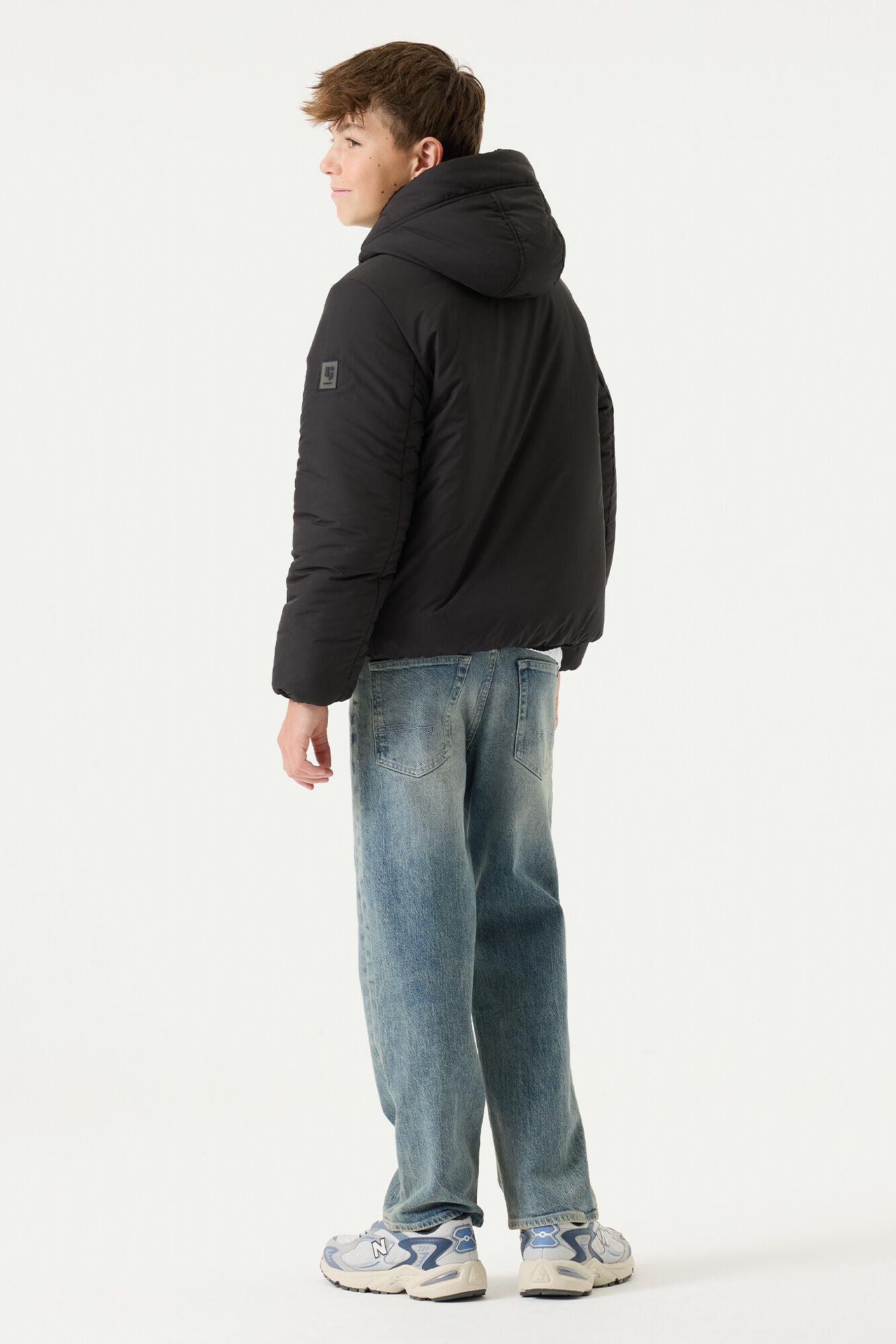 Garcia Outdoorjacke mit Kapuze mit Teddy-Fell for BOYS
