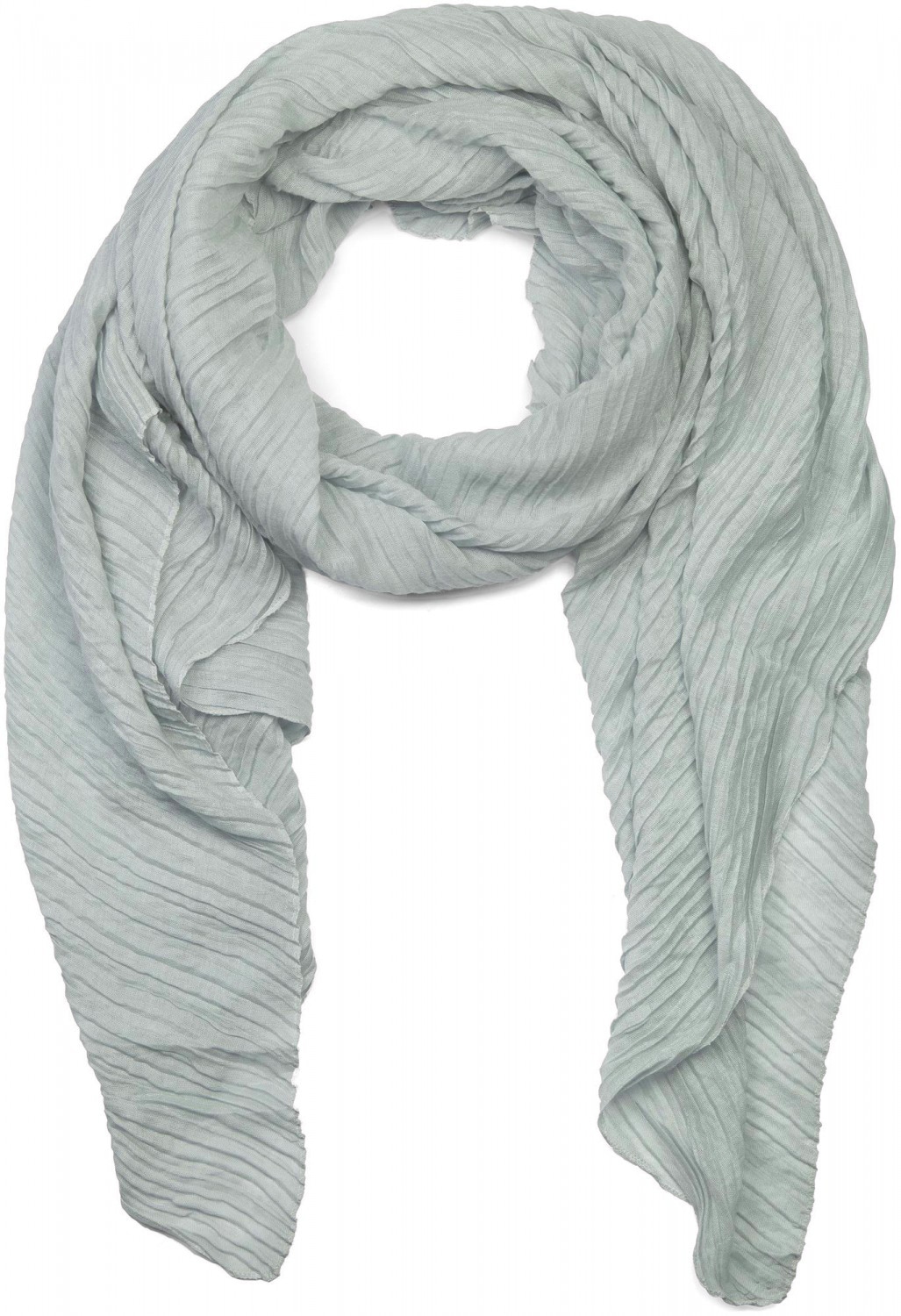 styleBREAKER Schal "Gekreppter Unifarbener Schal" 1 Stk. günstig online kaufen