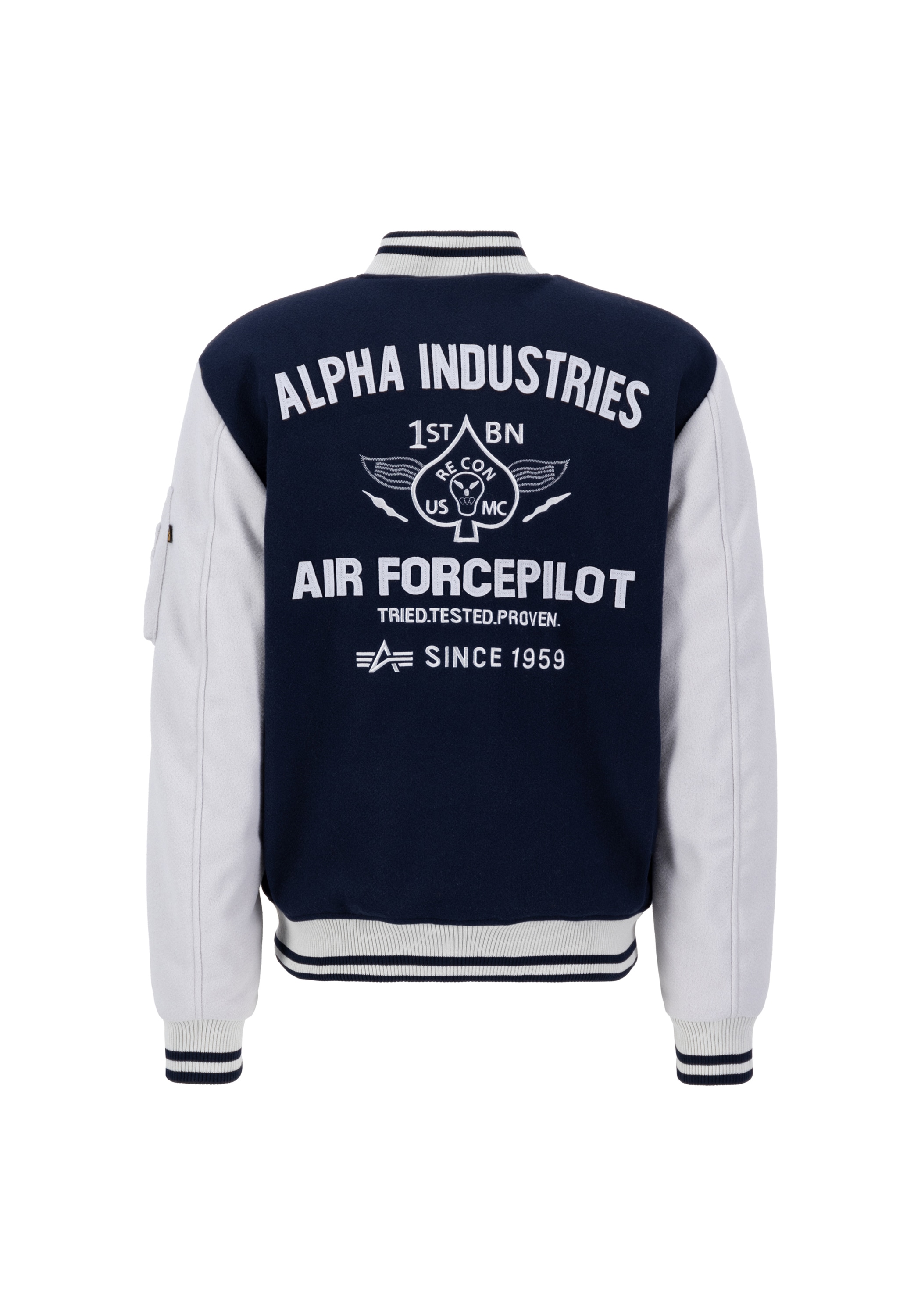 Alpha Industries Bomberjacke »Alpha Industries Men - Bomber Jackets Varsity Air Force Jacket«