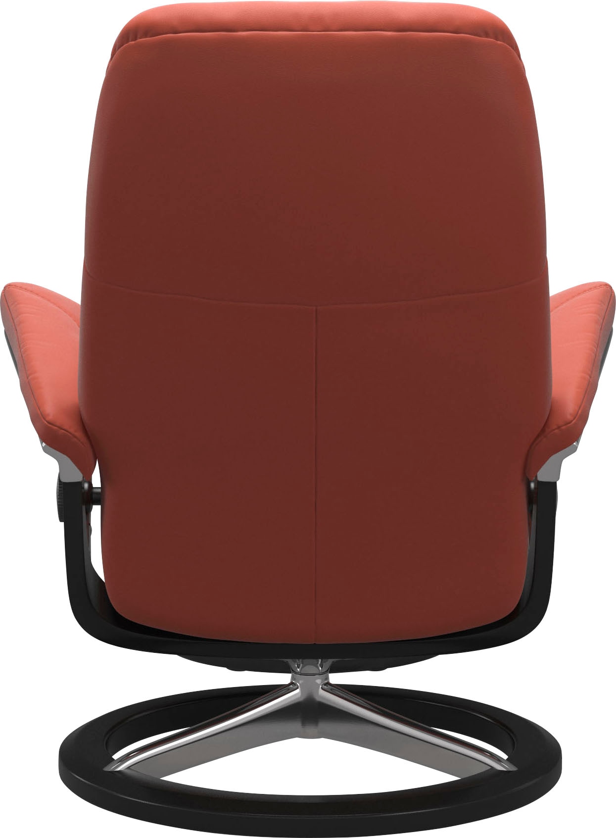 Stressless® Relaxsessel »Consul«, (Set, Relaxsessel mit Hocker), mit Hocker, mit Signature Base, Größe M, Gestell Schwarz