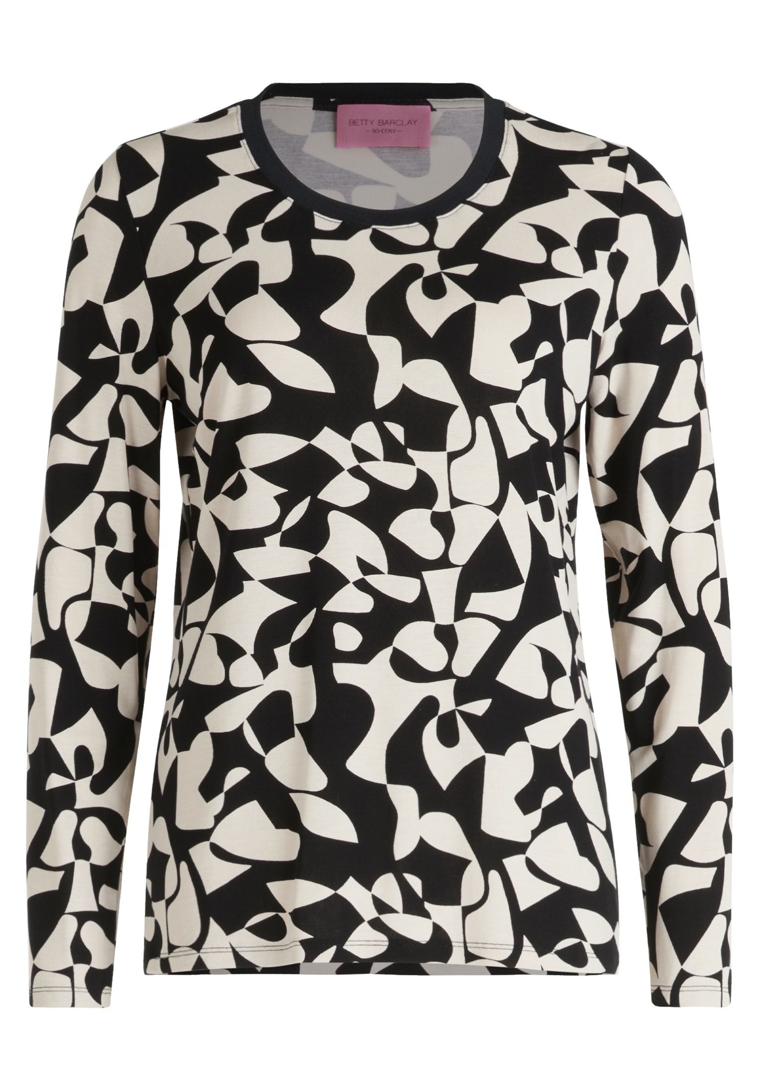 Betty Barclay Kurzarmshirt "Betty Barclay Damen Basic Shirt mit Print", (1 günstig online kaufen