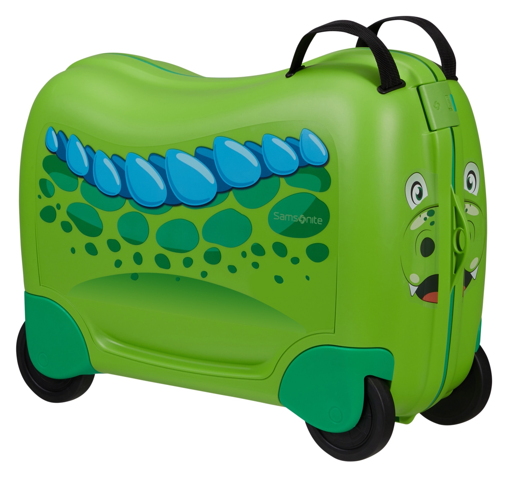 SAMSONITE Kinder Kinderkoffer "DREAM2GO DINOSAUR D.", grün, Polypropylen, festlich, Koffer, Kindertrolley Kindergepäck Handgepäck zum Sitzen und
