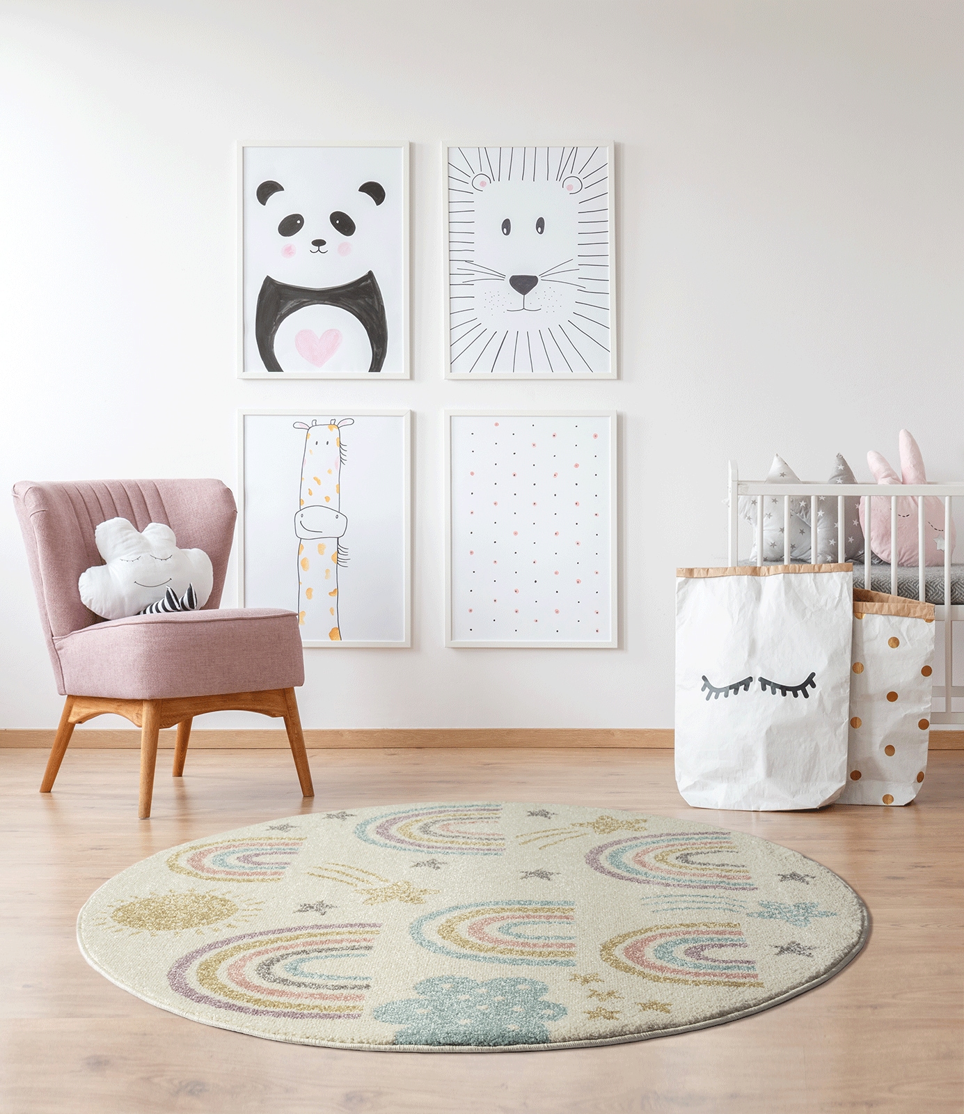 the carpet Teppich "Beat Kids" rund 9 mm Höhe Kids Kinderzimmer Teppich strapazierfähig und pflegleicht