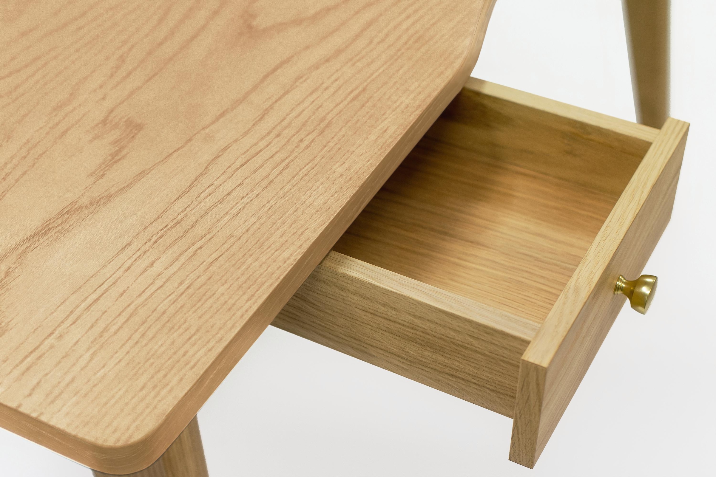 Woodman Schreibtisch »Peer«, im skandinavian Design, Tischbeine aus massiver Eiche