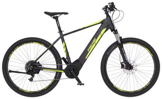 FISCHER Fahrrad E-Bike "MONTIS 5.0i 504", 10 Gang, Pedelec, Elektrofahrrad für Damen u. Herren, MTB