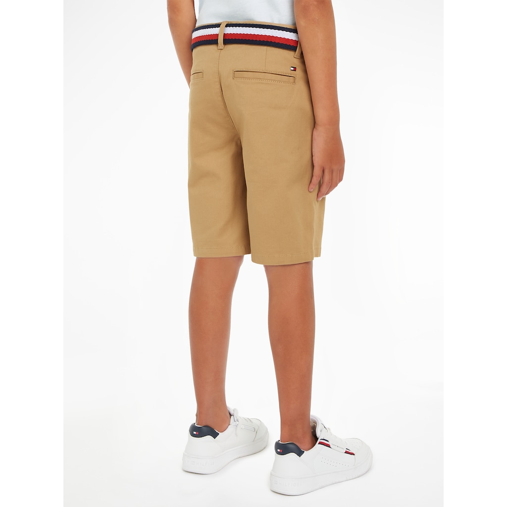 Tommy Hilfiger Chinoshorts »WOVEN BELTED SHORTS«