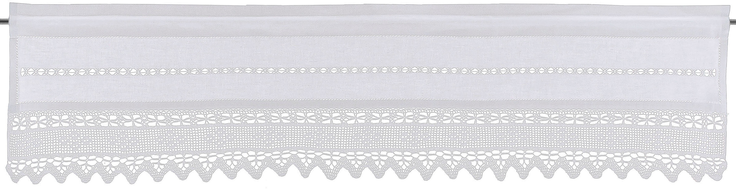 HOSSNER - ART OF HOME DECO Querbehang "Birnhorn" Stangendurchzug 1 Stk. tlg günstig online kaufen