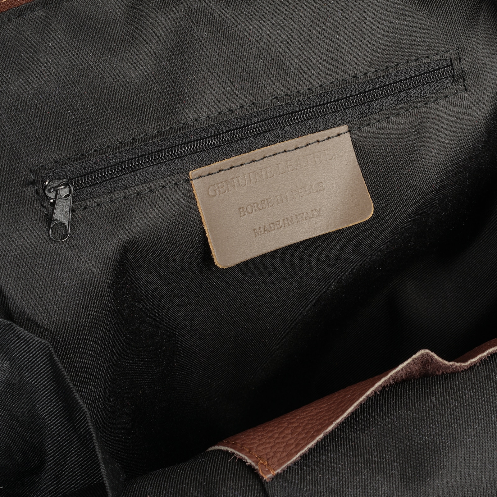 Cluty Cityrucksack, echt Leder, Made in Italy
