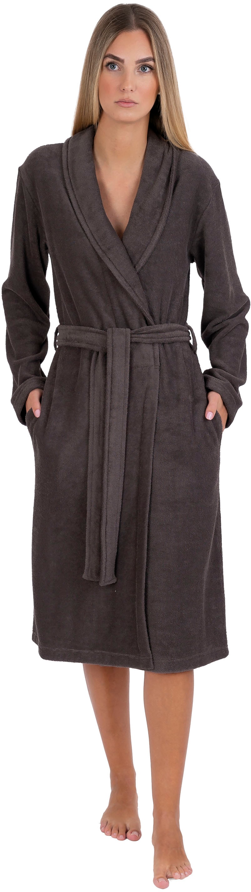 Wewo fashion Damenbademantel "4030" 1 Stk. tlg., leicht und weich günstig online kaufen