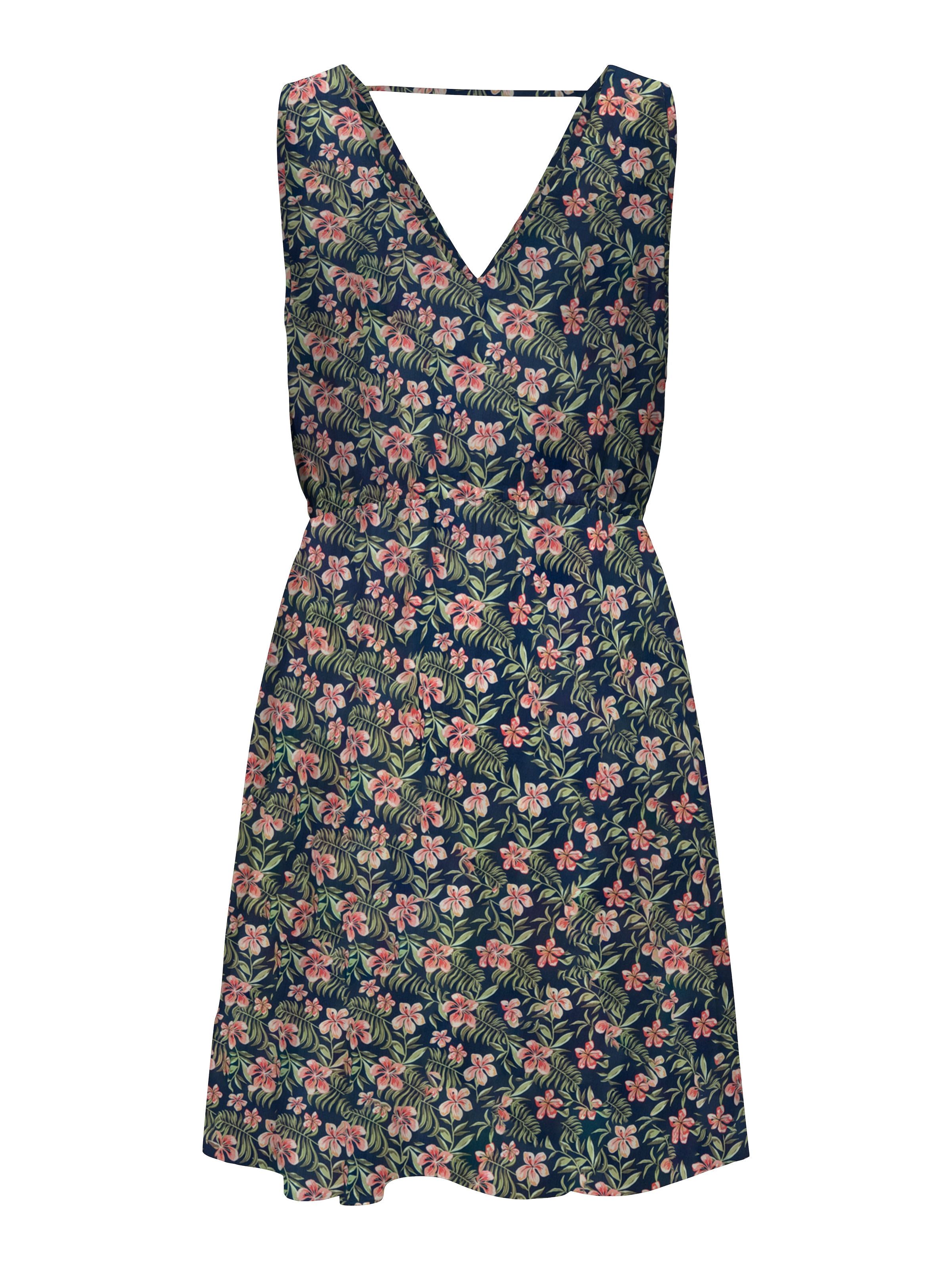 ONLY Minikleid »ONLNOVA LIFE VIS SARA STRING DRESS AOP«, Sommerkleid