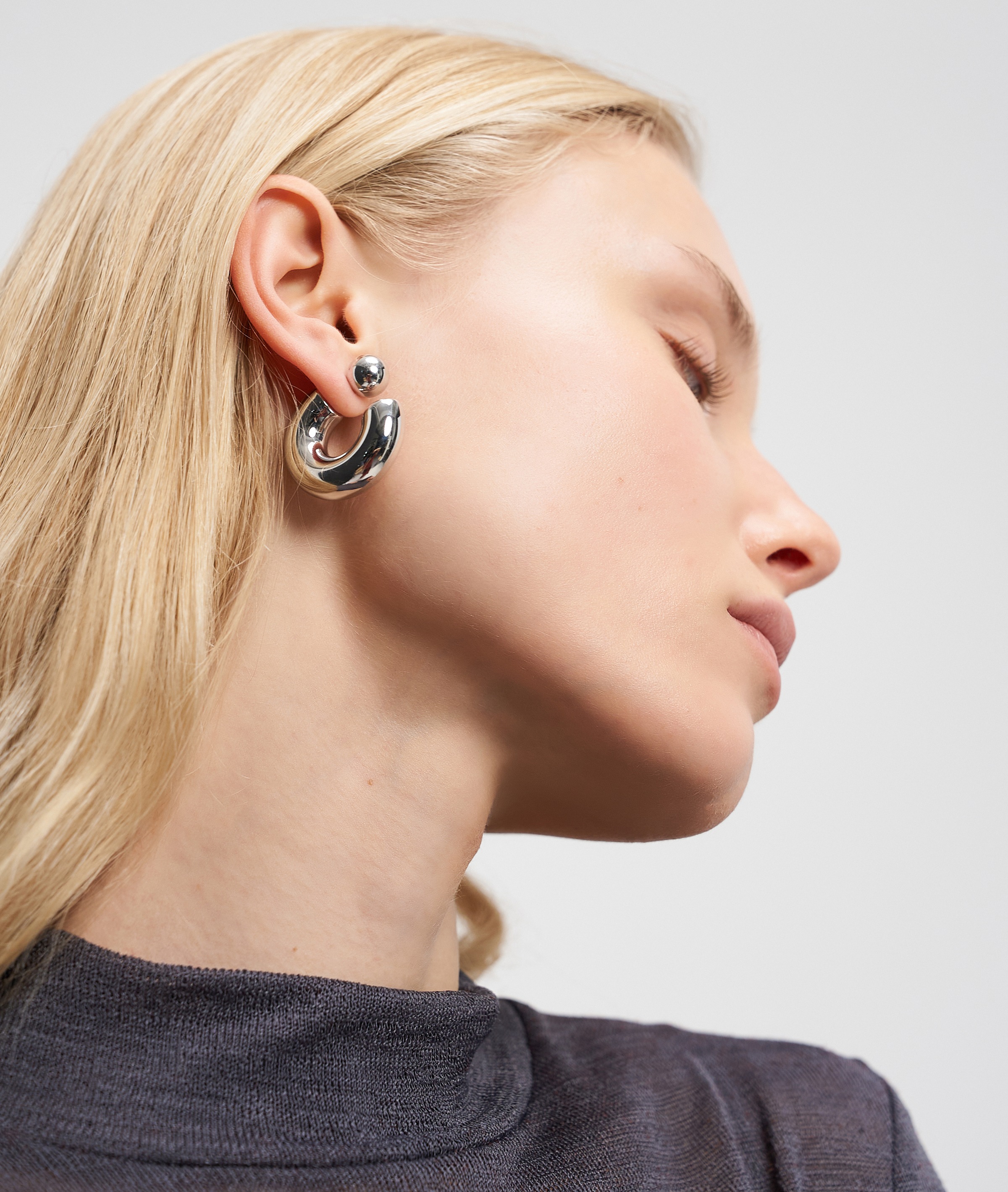 Liebeskind Berlin Paar Creolen »Schmuck Geschenk Edelstahl Ohrringe Steel Ball«