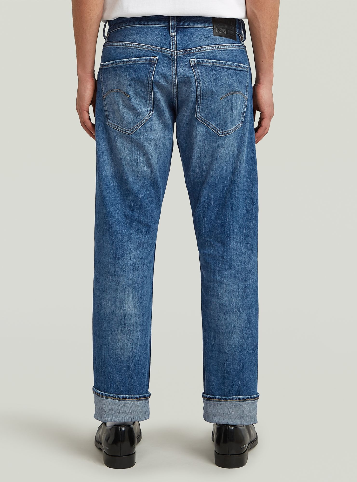 G-STAR 5-Pocket-Jeans "Mosa Straight Selvedge Jeans" günstig online kaufen