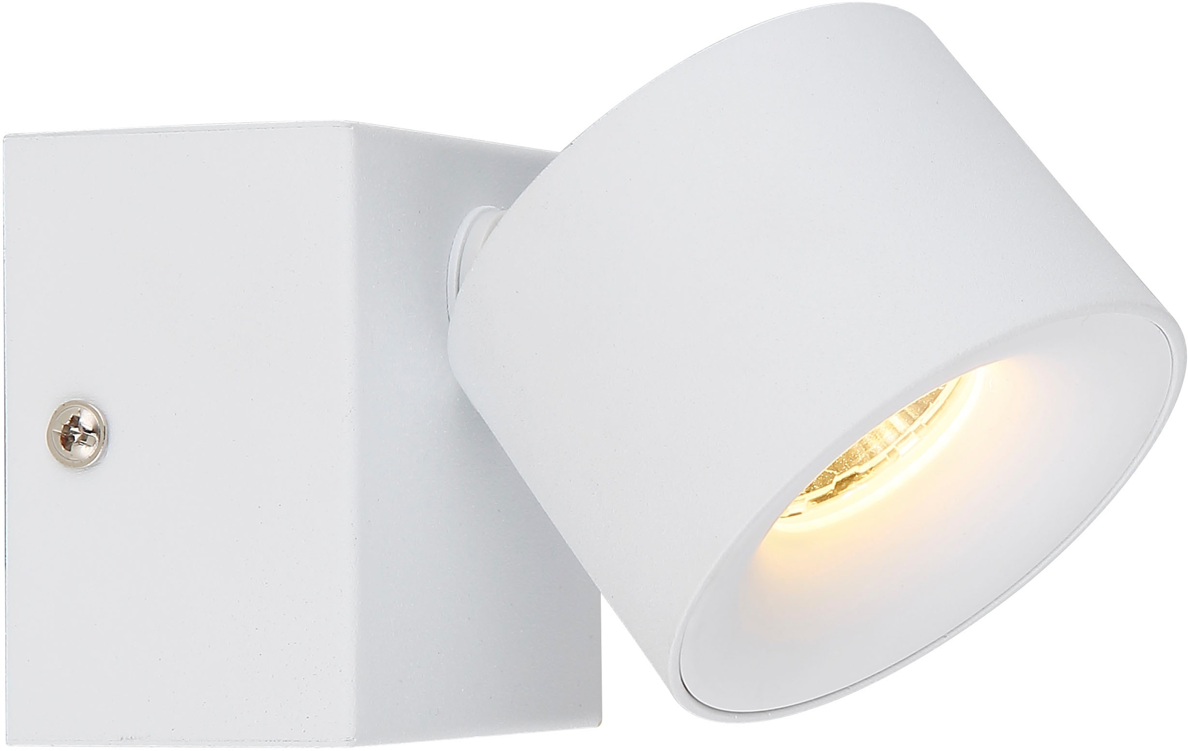 GLOBO LIGHTING LED Deckenstrahler »RAE«, 1 flammig, Leuchtmittel LED-Modul | LED fest integriert, warmweiße Lichtfarbe von 3000K BxH: 72x95mm
