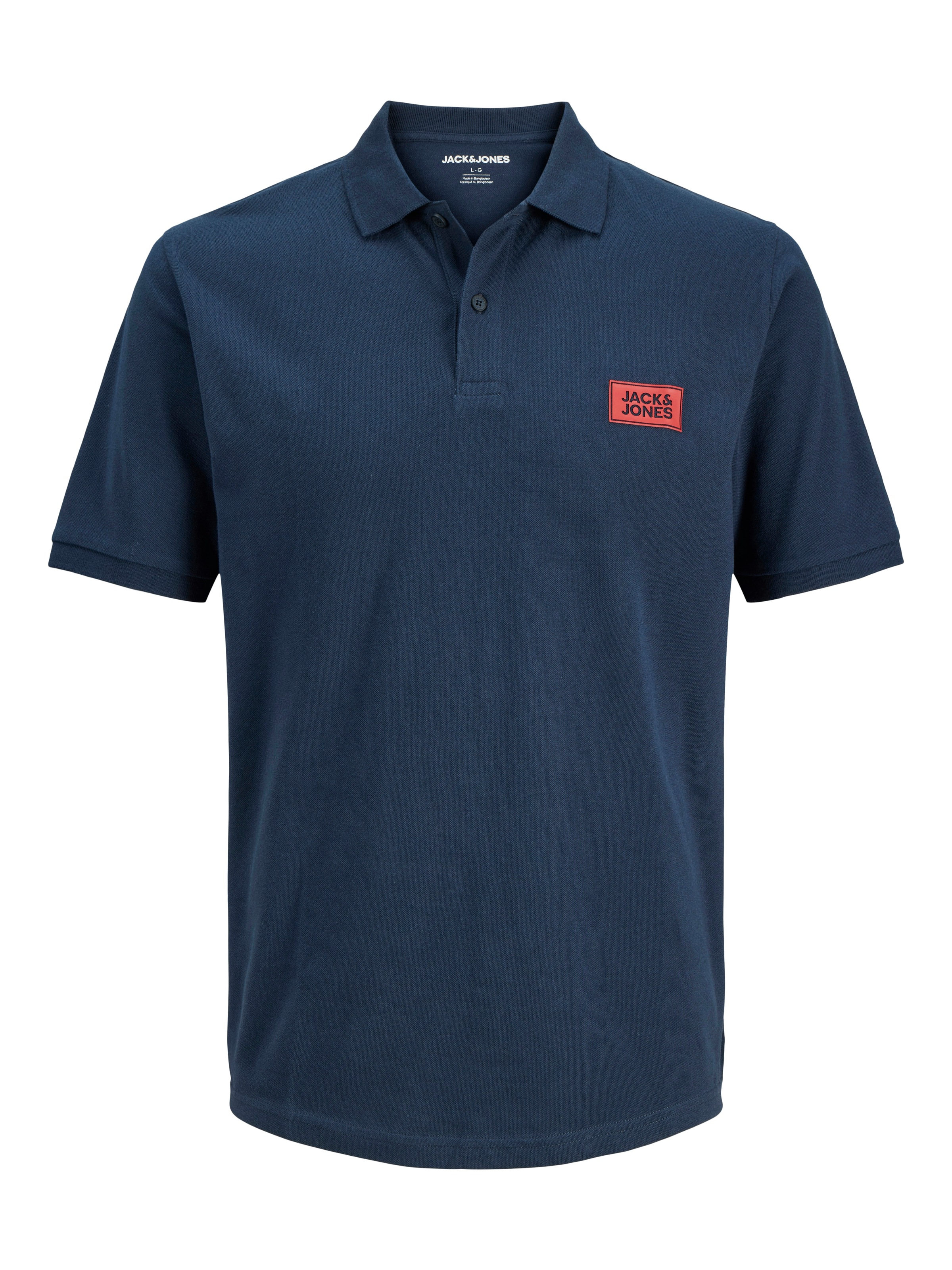 Jack & Jones PlusSize Poloshirt »JJRUSH POLO SS 2PK MP PLS« Packung, 2 Baumwolle, regular fit