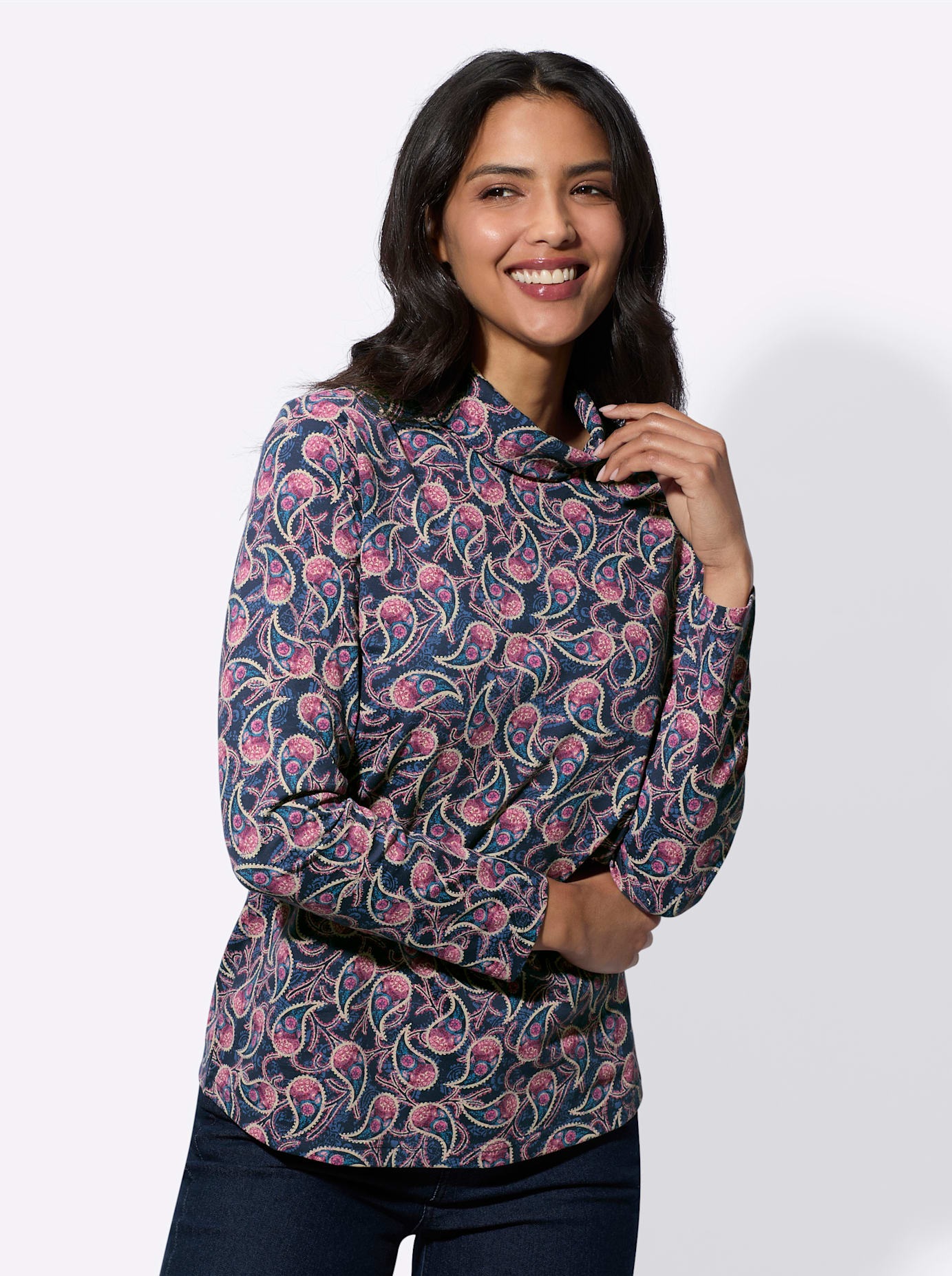 Classic Basics Stehkragenshirt "Stehkragen-Shirt", 1 Stk. günstig online kaufen