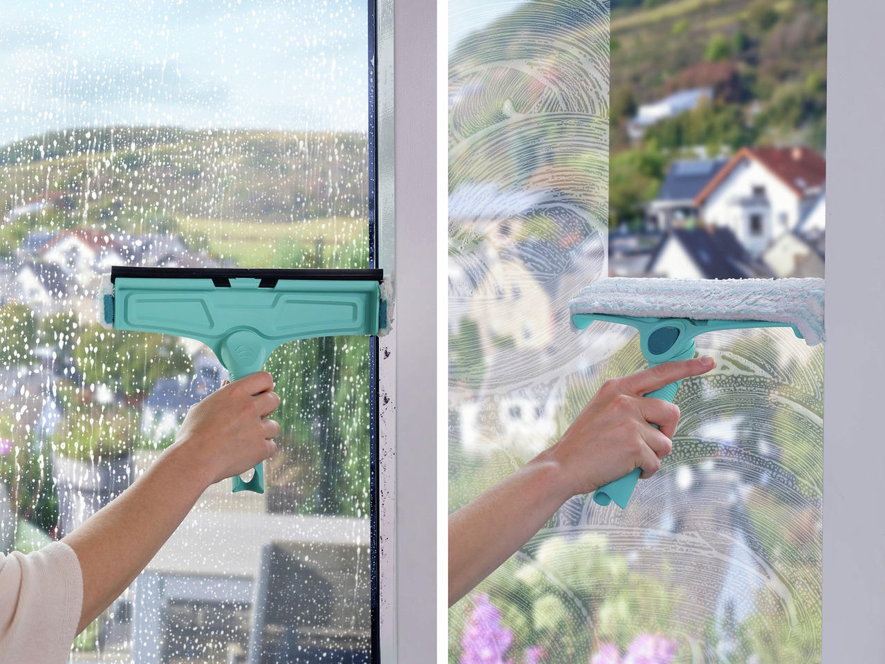 Leifheit Fensterreiniger »Fenster- & Rahmenwischer 4in1«