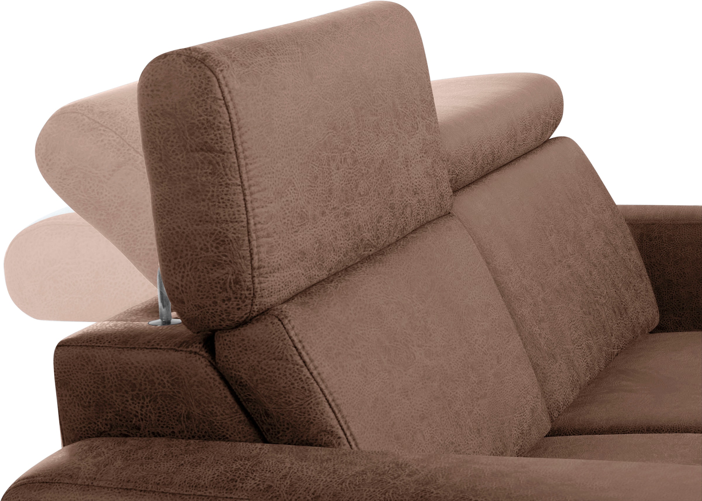 sit&more 2,5-Sitzer »Bologna«, inklusive Kopfteilverstellung und Federkern