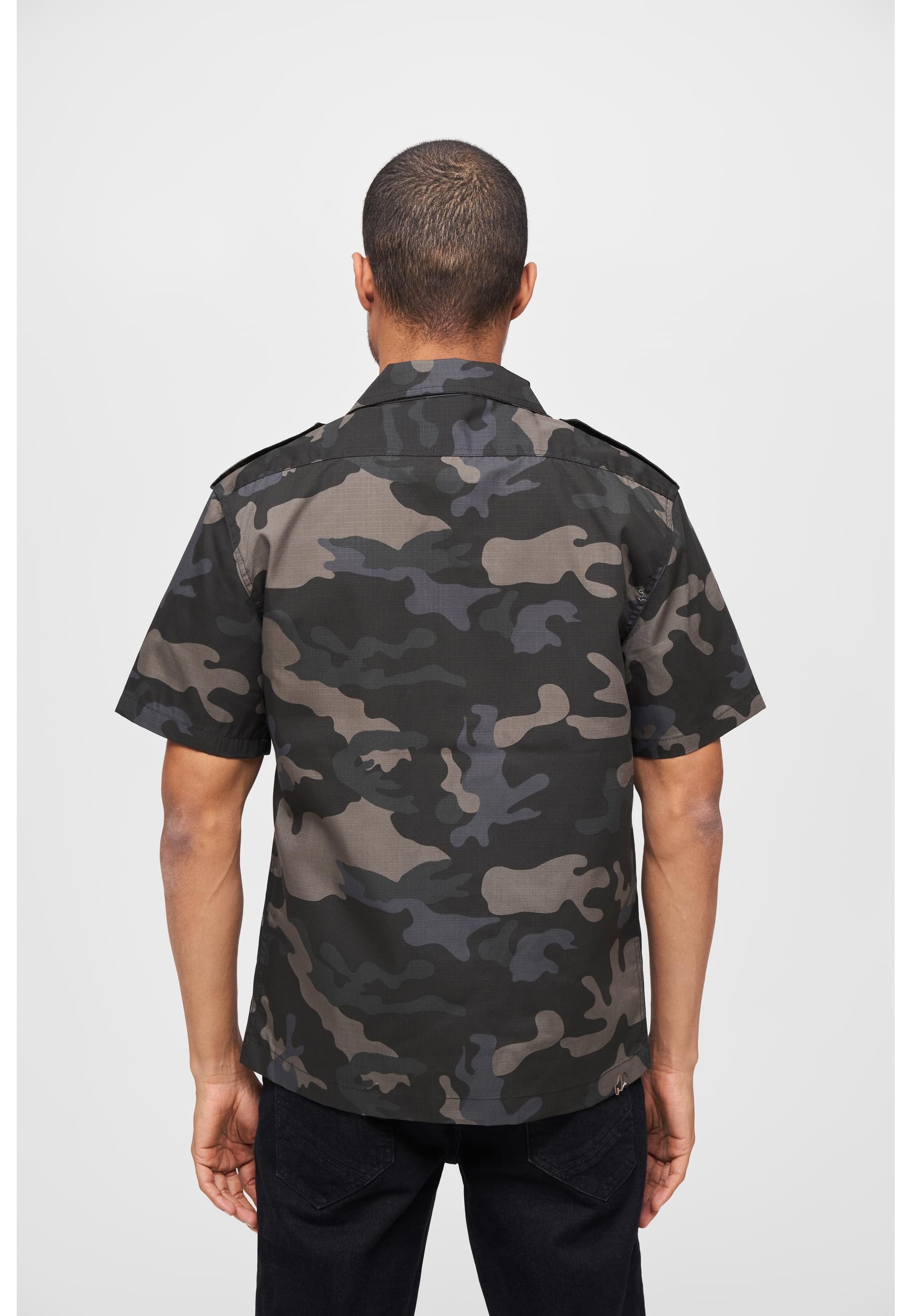 Brandit Langarmhemd »Brandit Herren US Shirt Ripstop shortsleeve«, (1 tlg.)