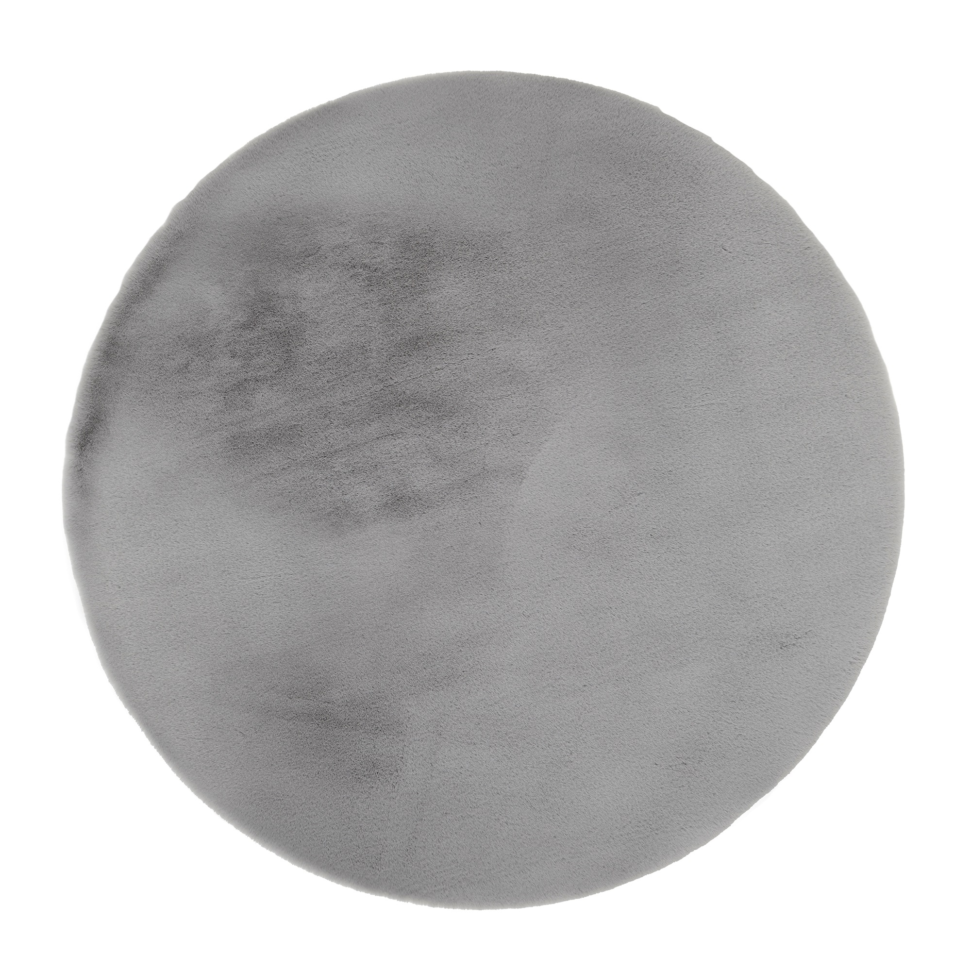 OCI DIE TEPPICHMARKE Hochflor-Teppich "ROCKY SOFT, Fell Haptik" rund 35 mm Höhe Kunstfell, weich, kuschelig, maschinell gewebt, Kaninchen Haptik