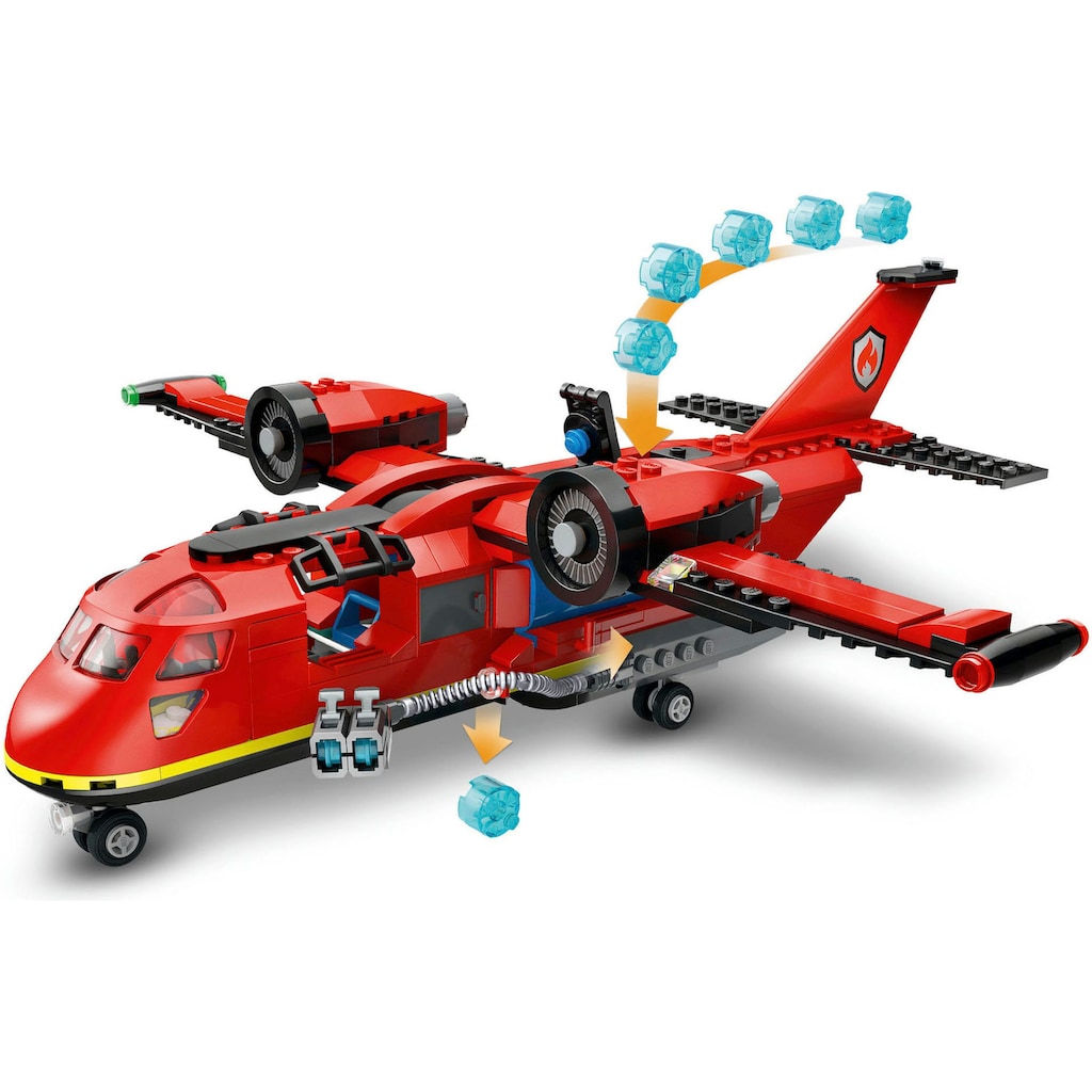 LEGO® Konstruktionsspielsteine »Löschflugzeug (60413), LEGO City«, (478 St.)
