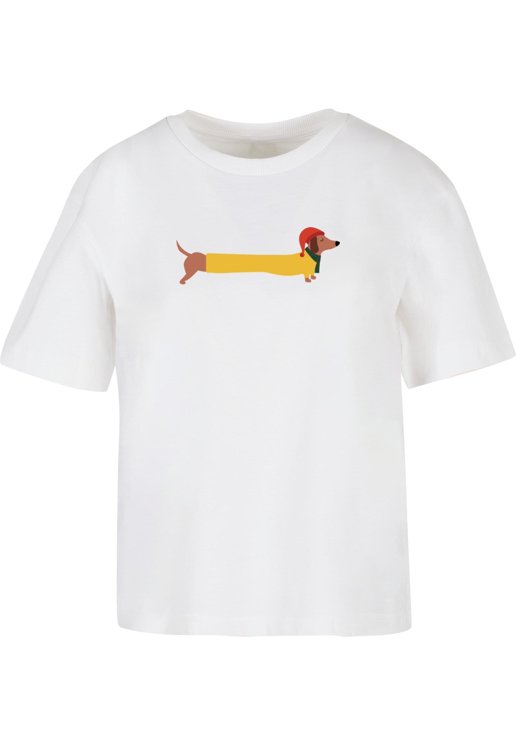 Merchcode T-Shirt "Merchcode Ladies Christmas Dog Tee" 1 Stk. günstig online kaufen