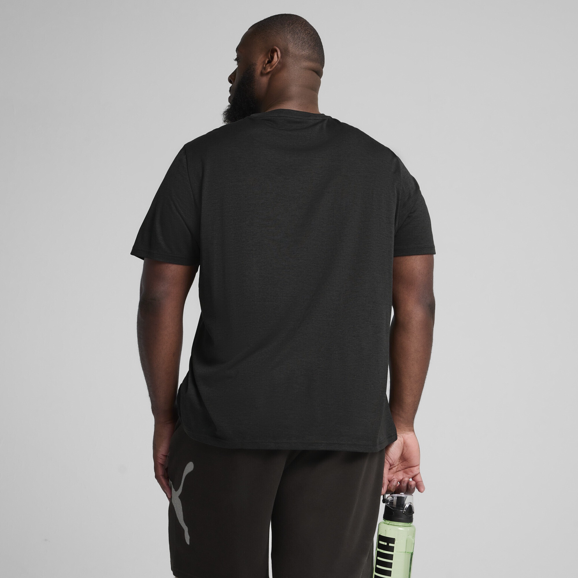 PUMA Trainingsshirt »TAD ESSENTIALS Meliertes T-Shirt mit Cat Logo Herren«