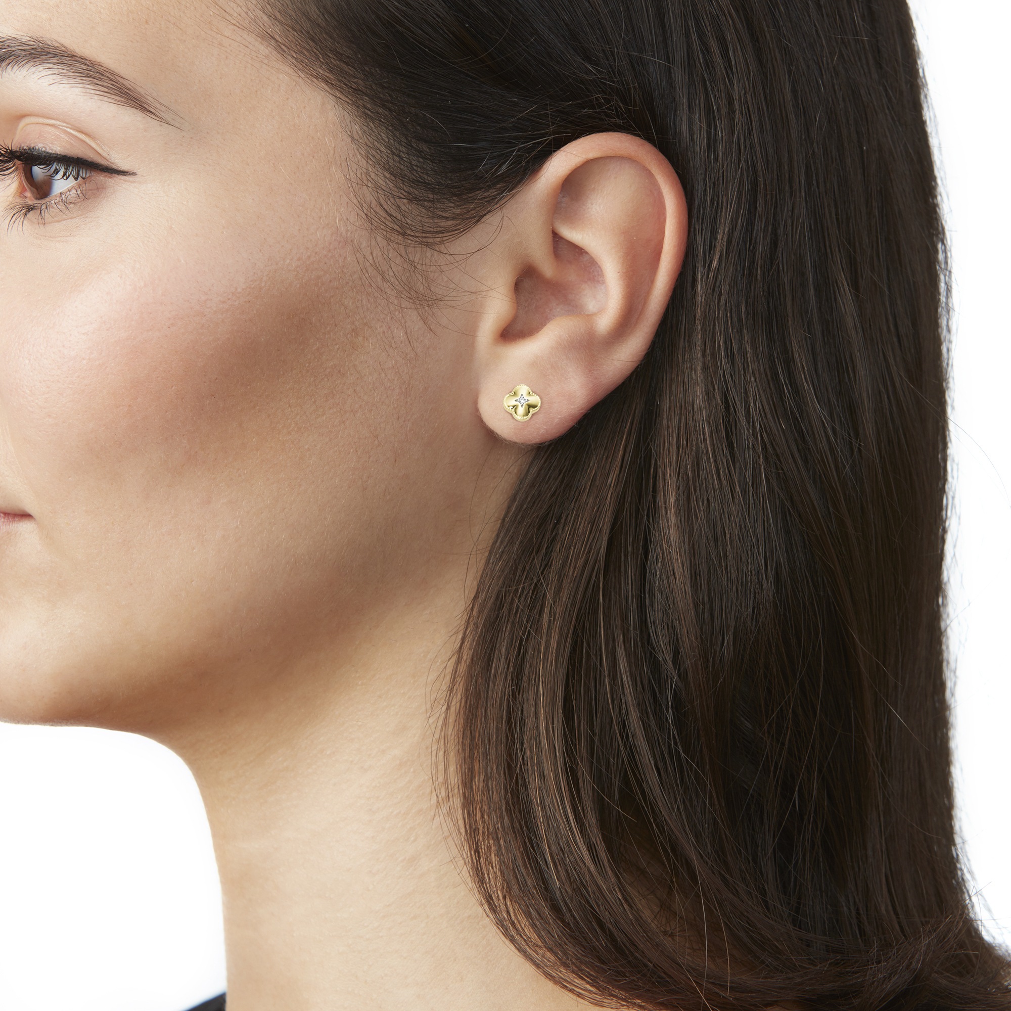 Luigi Merano Paar Ohrstecker »mit Zirkonia, Gold 375«