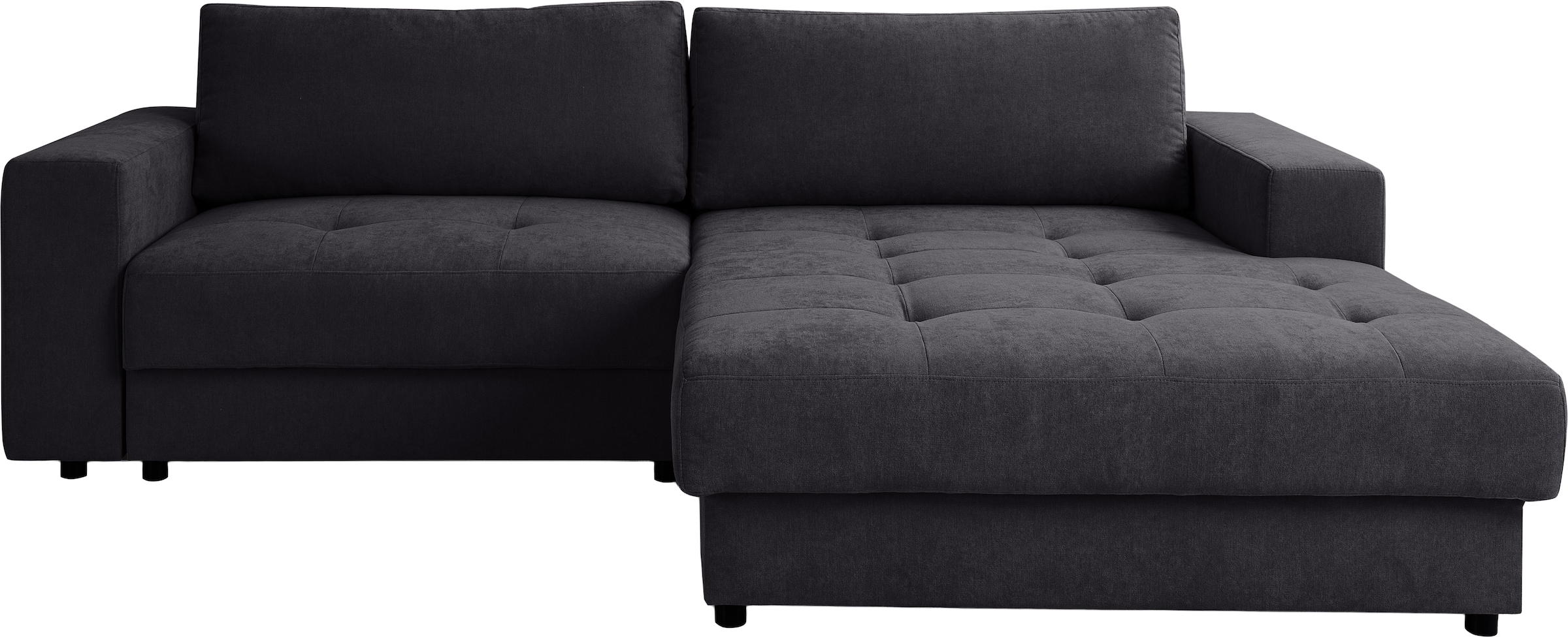 WERK2 Ecksofa »Indiana inkl. Bettfunktion & Bettkasten, bequem, Breite 270cm, L-Form« Moderne, elegante Polsterecke, Komfortpolsterung und losen Kissen.