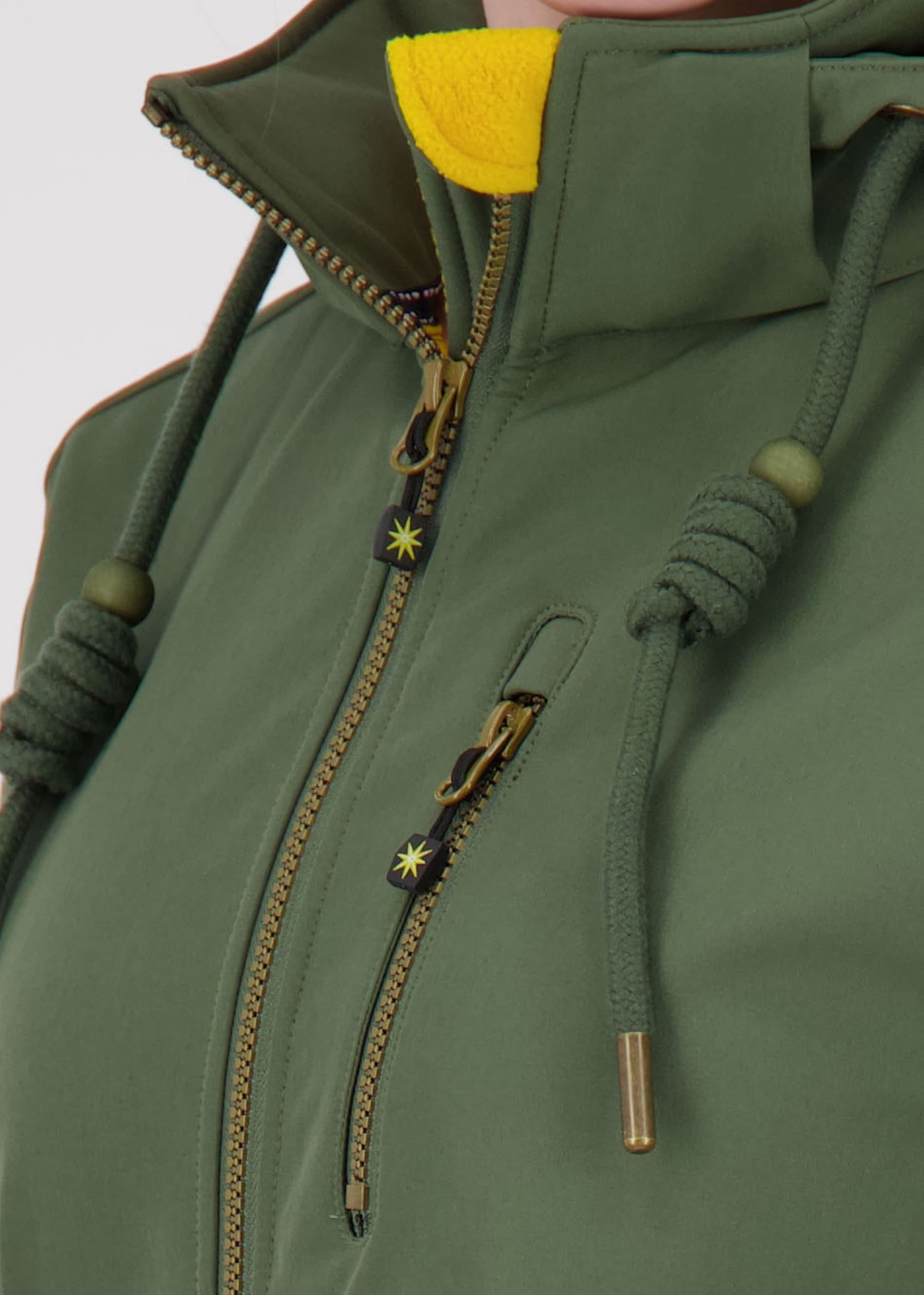 DEPROC Active Softshelljacke »PEAK CREEK WOMEN«, mit abnehmbarer Kapuze