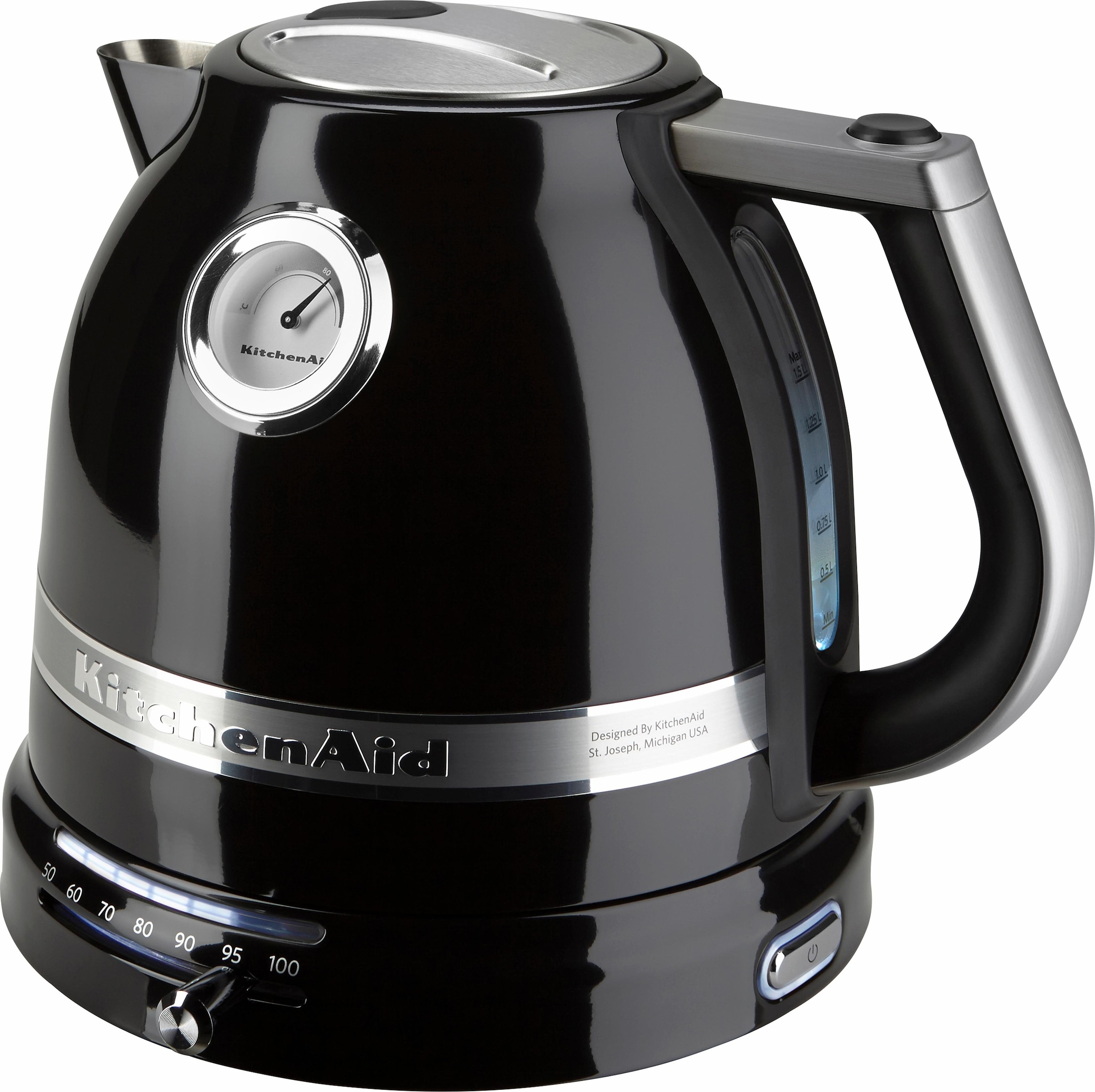 KitchenAid Wasserkocher "5KEK1522EOB ONYX BLACK", 1,5 l, 2400 W, onyx schwarz