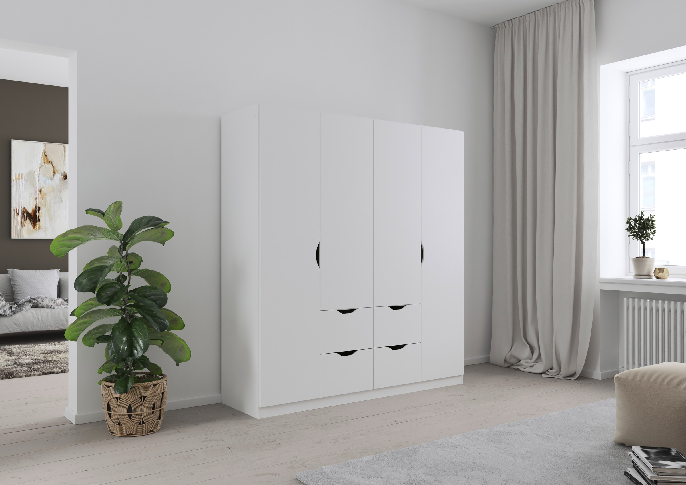 rauch Kleiderschrank "Freising geräumiger Schrank Garderobe Schlafzimmersch günstig online kaufen