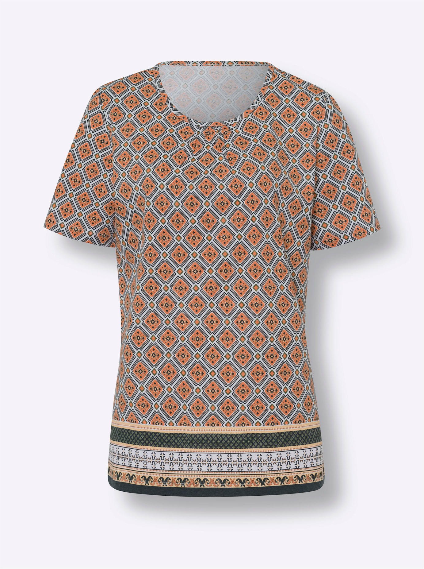 Classic Basics Kurzarmshirt »Rundhals-Shirt«, (1 tlg.)