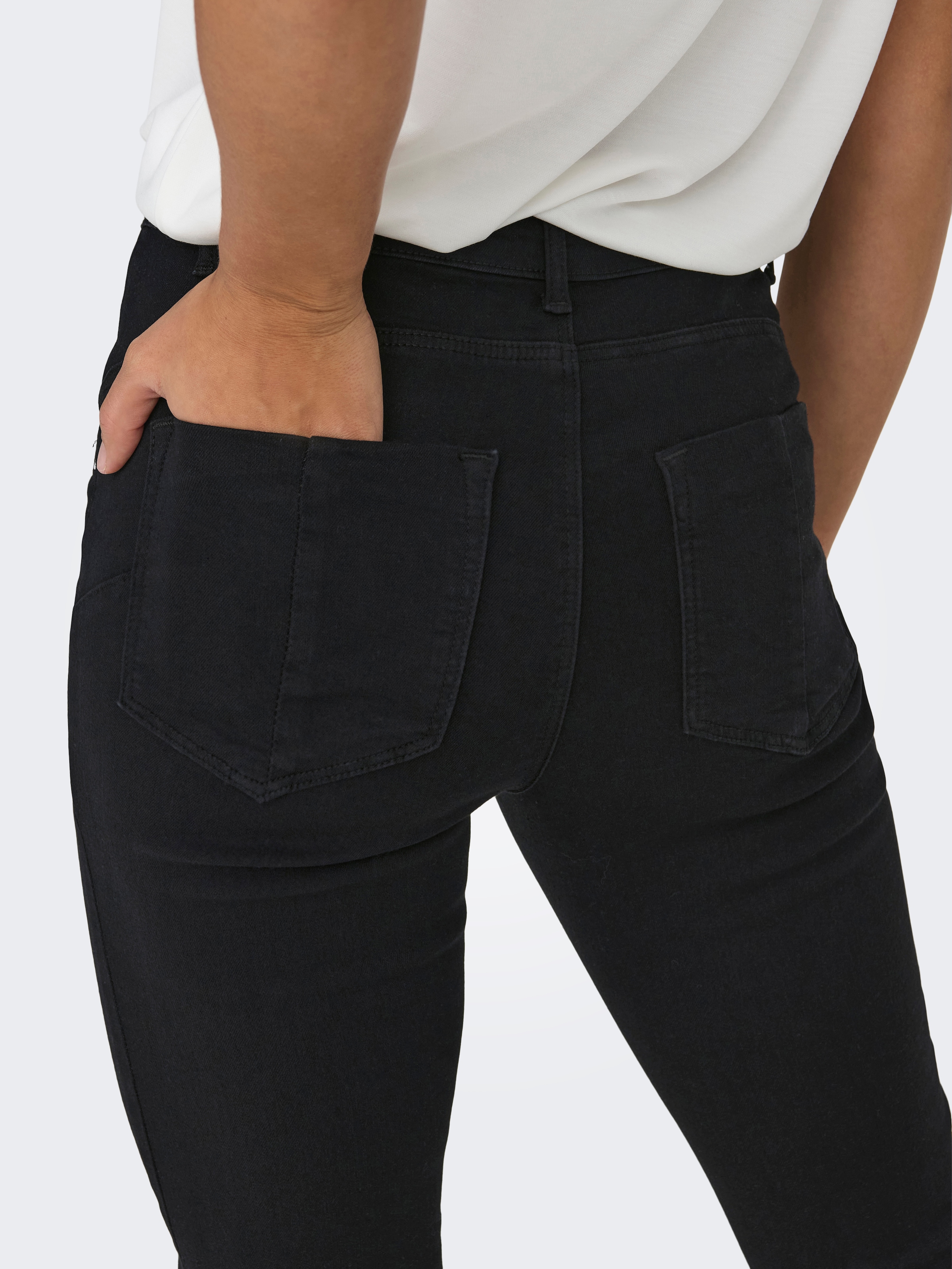ONLY Skinny-fit-Jeans »ONLRAIN HW SK VIS BUTTON PUSH UP DNM PIM«