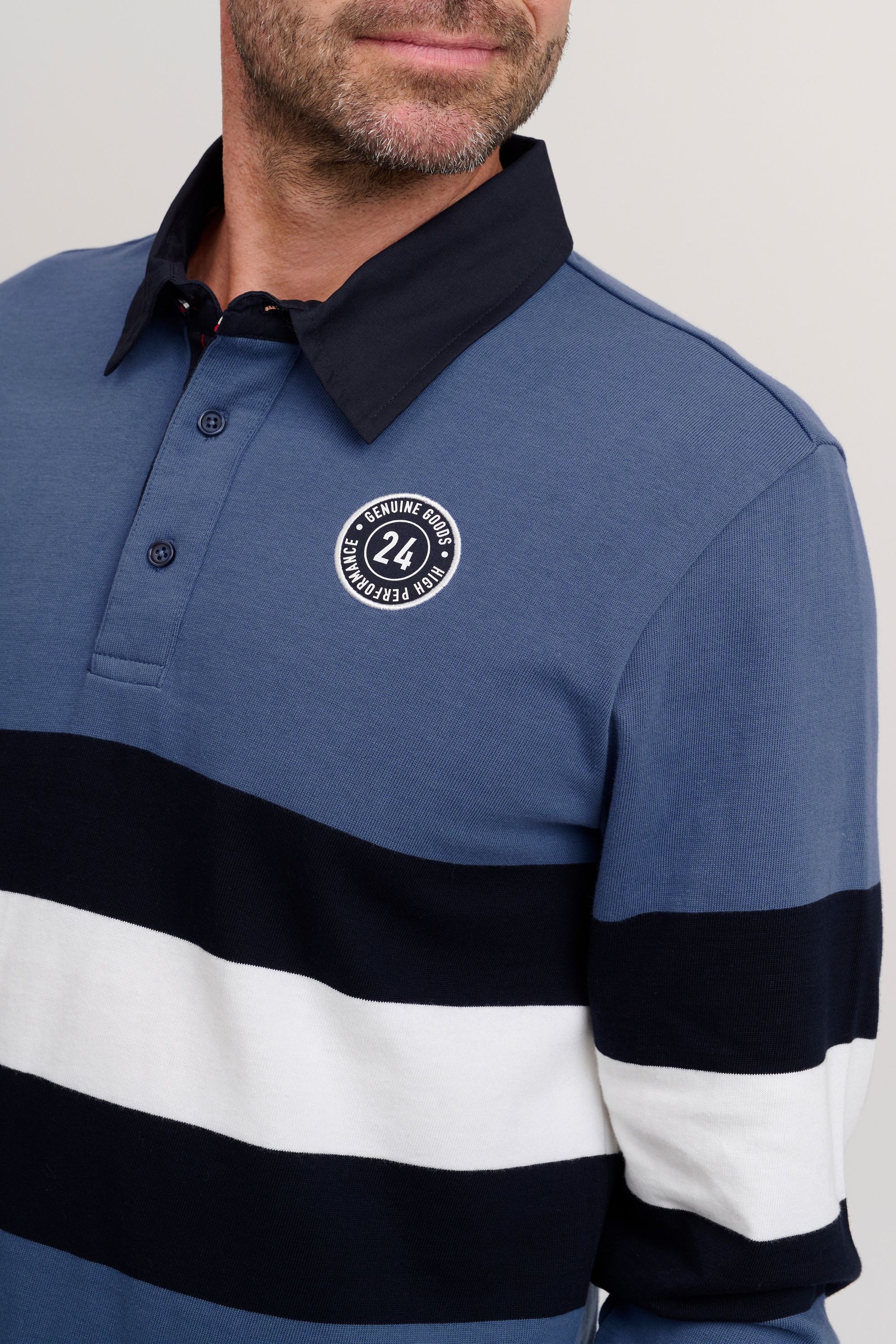 FQ1924 Langarm-Poloshirt »Langarm-Poloshirt FQMikkael«