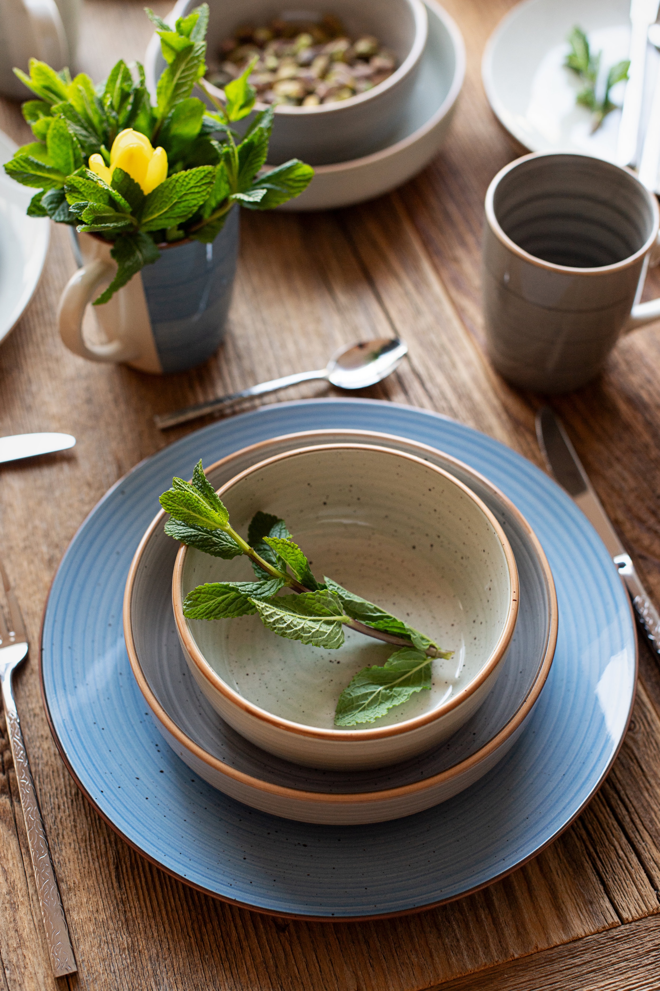 MÄSER Kombiservice »VALMERA, Geschirr Set, Steinzeug«