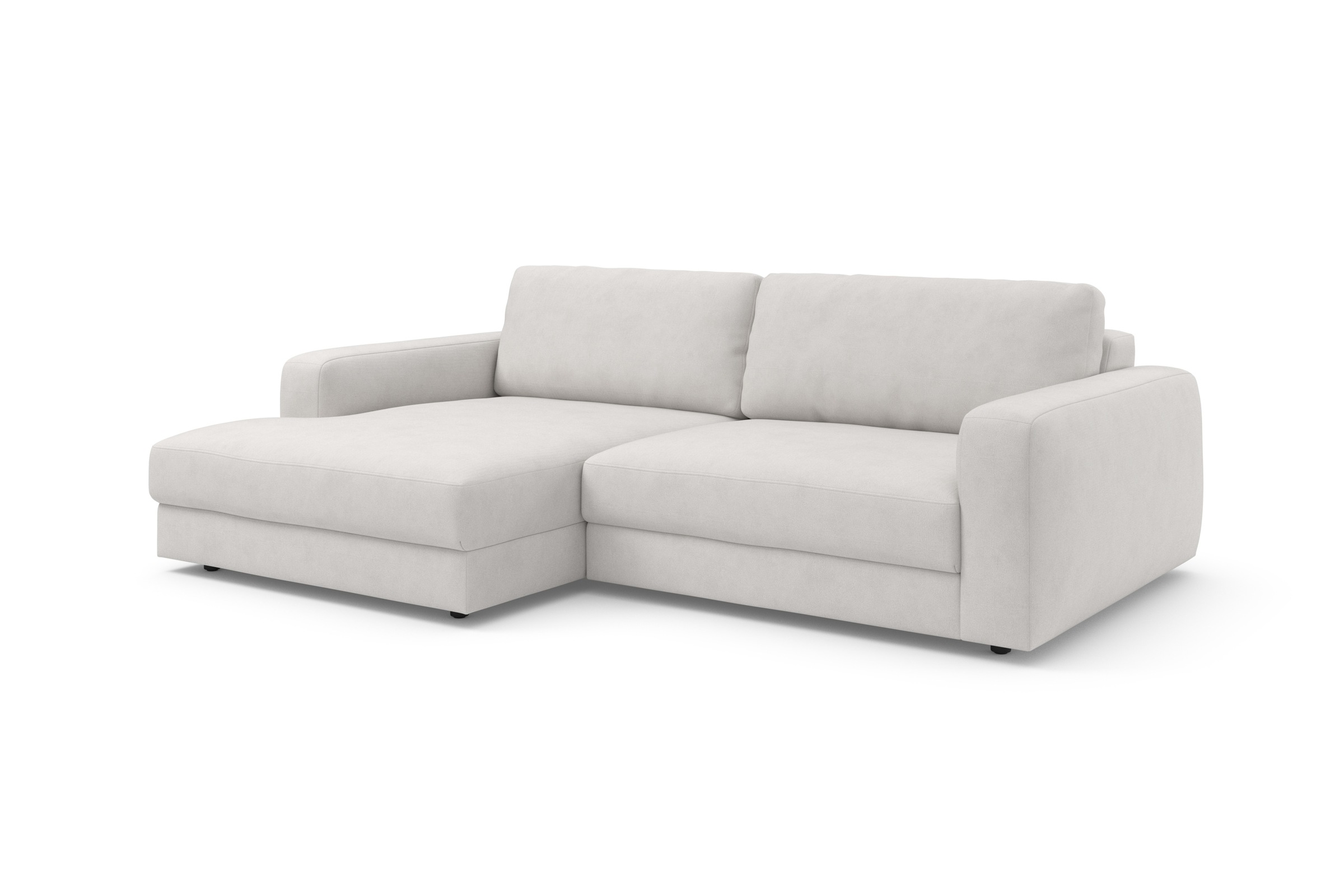 TRENDMANUFAKTUR Ecksofa »Bourbon, Designsofa mit tollem Sitzkomfort, L-Form,«, extra tiefe Sitzfläche, wahlweise mit Sitztiefenverstellung